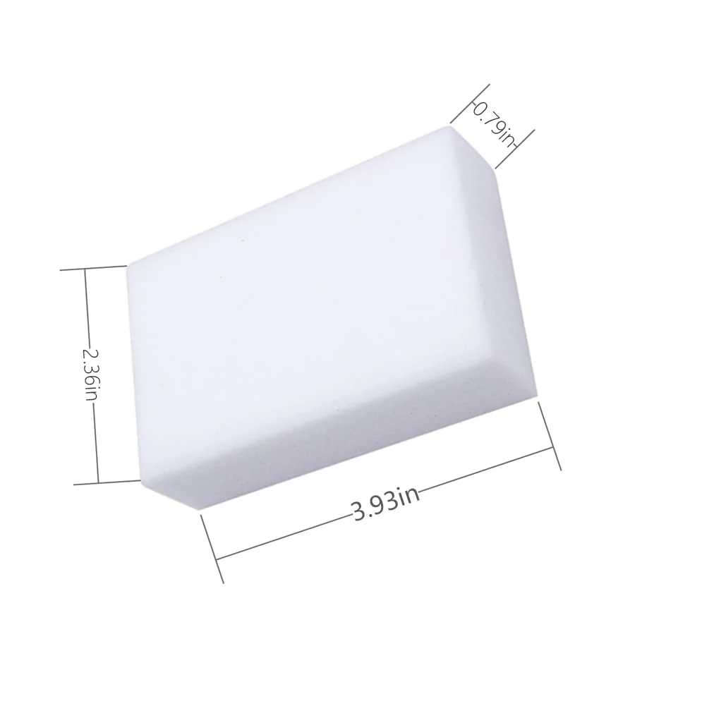 Melamine Sponge,150PCS Magic Sponges Eraser,Melamine Foam Eraser Cleaner for Kitchen,Bathroom,Bathtub, Floor, Baseboard,Wall,Furniture (150PCS, 3.93x2.36x0.79in) - Image 2