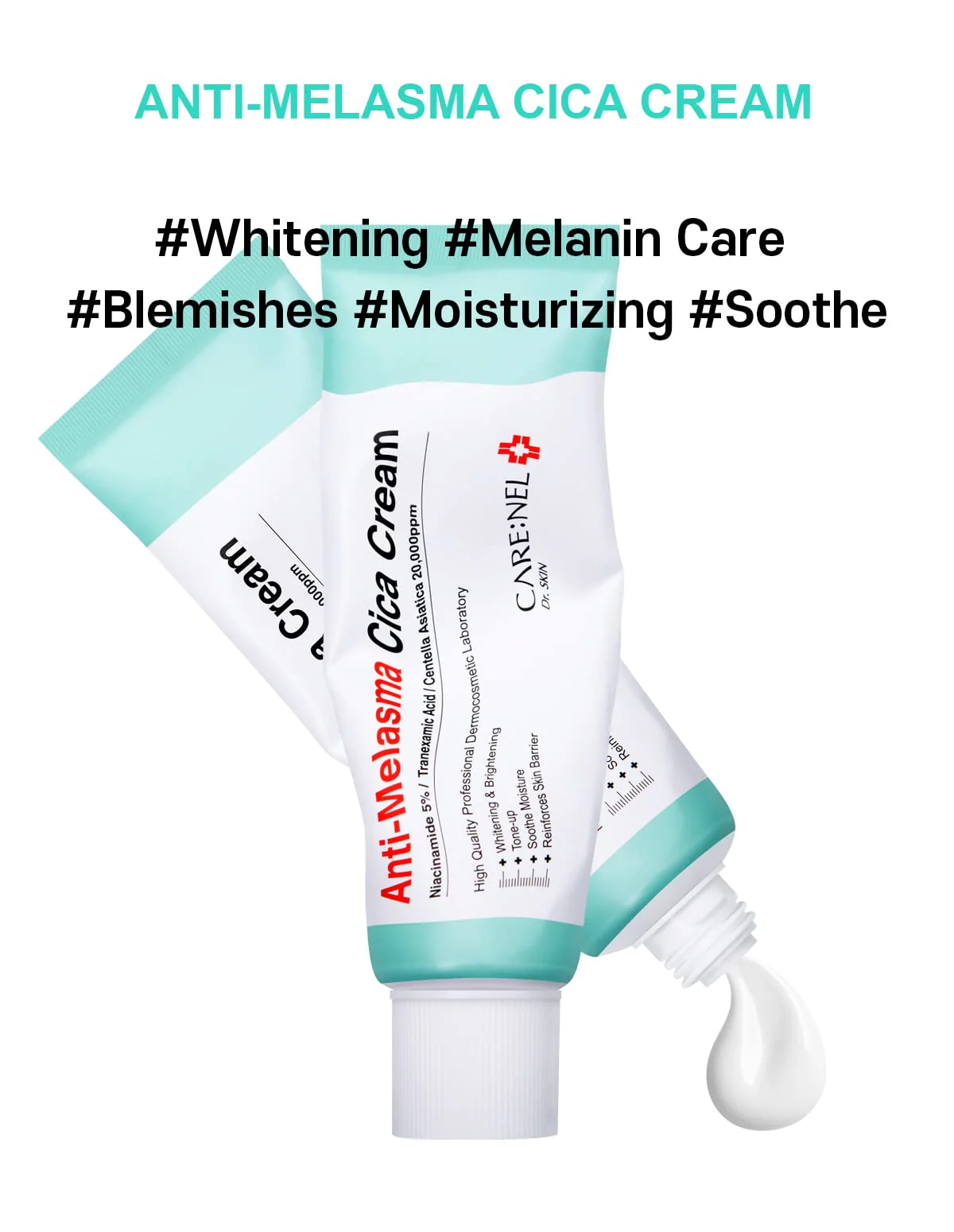 Melasma Treatment for Face Cream - Dark Spot Remover Centella Asiatica - Korean Skin Care Beauty Products 40ml/1.35 fl.oz - Image 7