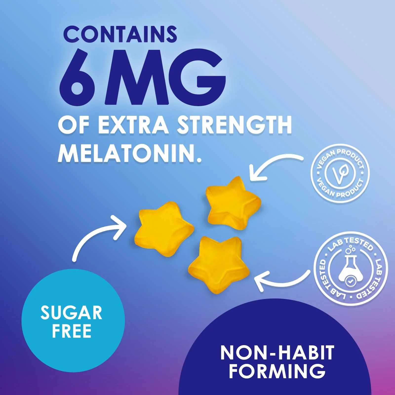 Melatonin Sleep Gummies - 6mg Per Serving - Sugar-Free Sleep Support Melatonin Gummy for Adults - Extra Strength Sleeping Gummy Supplement - Supports Restful Sleep - Tasty Orange Flavor - 120 Gummies - Image 8