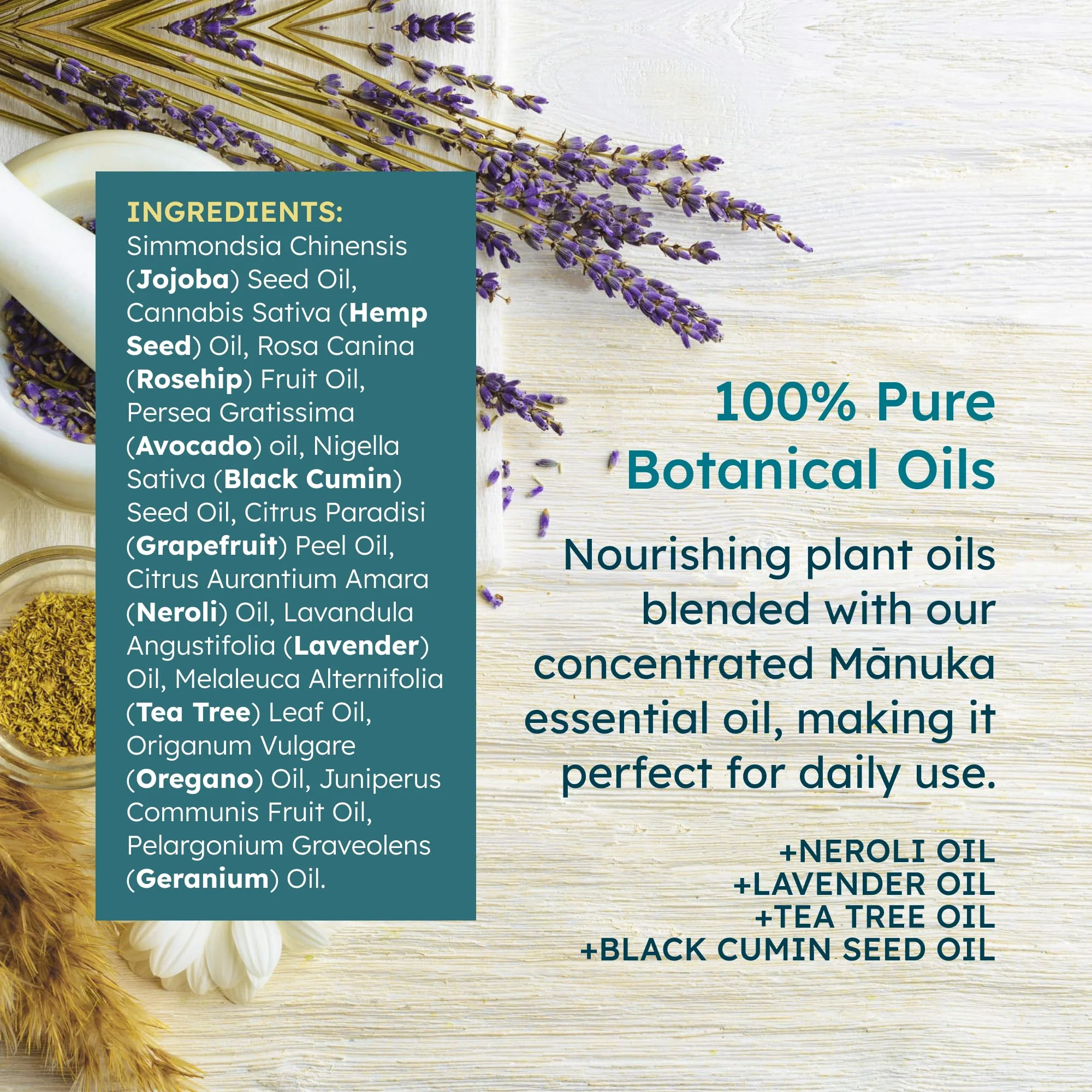 MELORA Manuka Face Oil (1 Oz) - Manuka Skin Care Facial Oil Serum for Dry or Sensitive Skin – Anti-Aging Oil for Face for Women & Men - Image 2