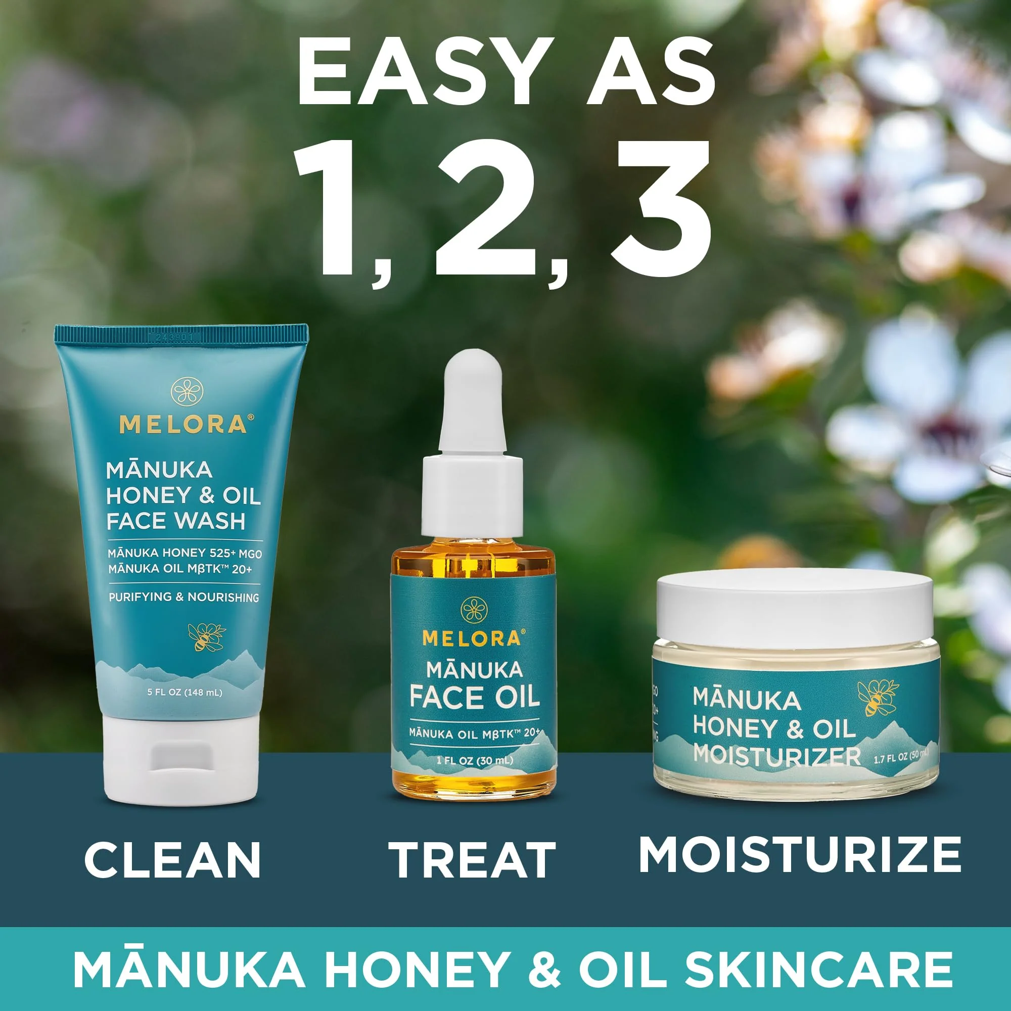 MELORA Manuka Face Oil (1 Oz) - Manuka Skin Care Facial Oil Serum for Dry or Sensitive Skin – Anti-Aging Oil for Face for Women & Men - Image 4