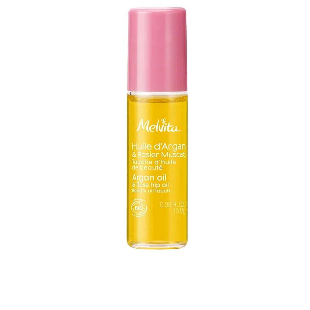 MELVITA 82Z0066 Huiles De Beaute Huile D'argan & Rosier Muscat Roll-on 10 ml for Adults, Made for Everyday use, 10 ml