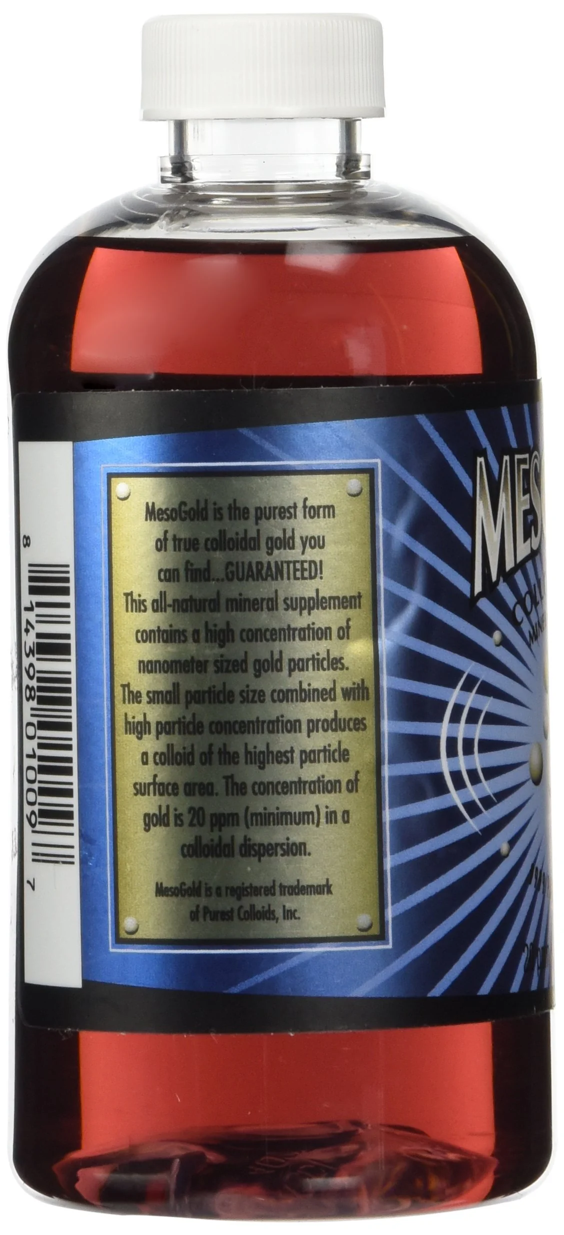 MesoGold ® 20 ppm Colloidal Gold 250 mL/8.45 Oz - Image 4