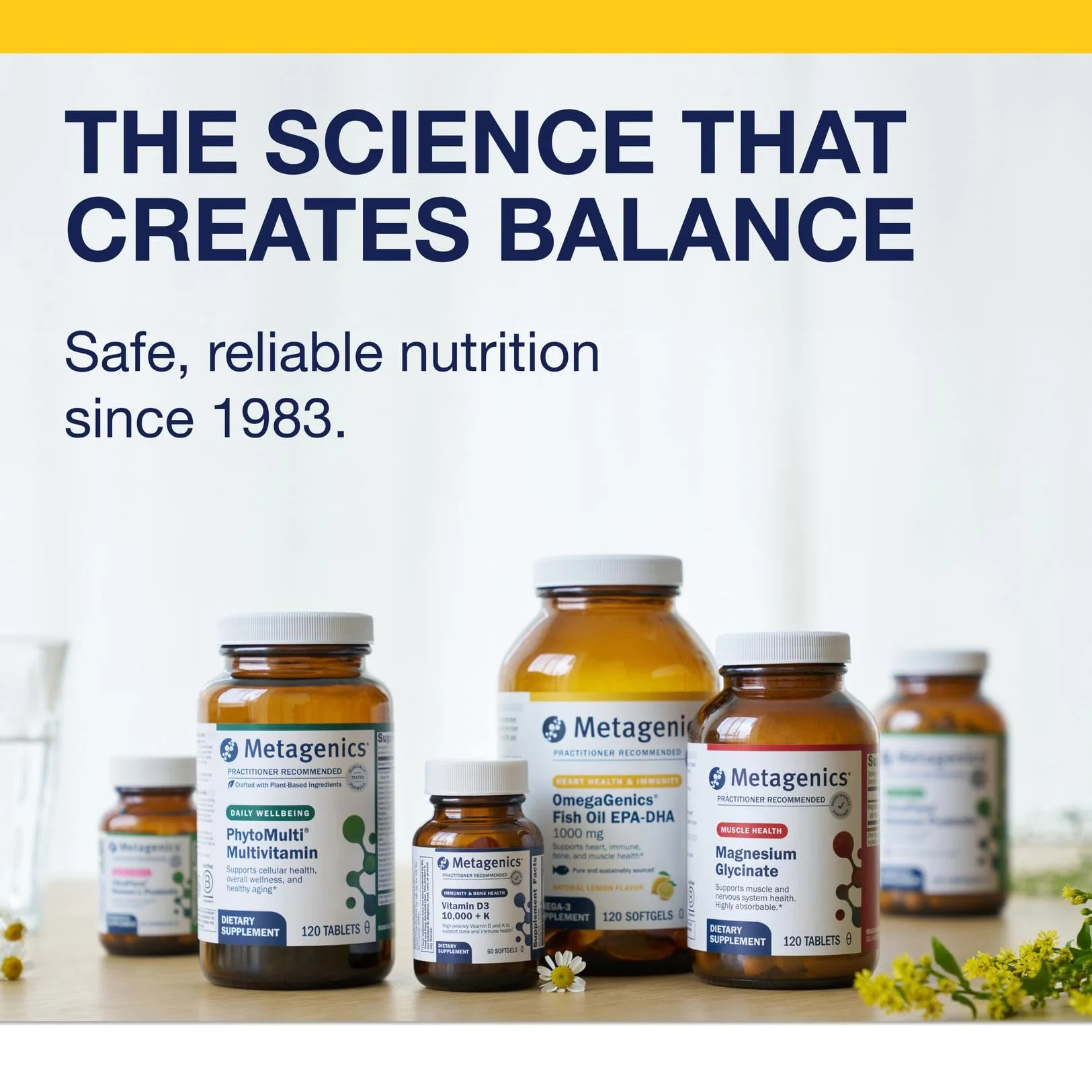 Metagenics OmegaGenics Fish Oil EPA-DHA 300-180 mg EPA & 120 mg DHA per Softgel - Supports Heart, Brain, Eye, Joint & Immune Health* - Non-GMO, Gluten-Free - GMP Certified Facility - 270 Softgels - Image 2