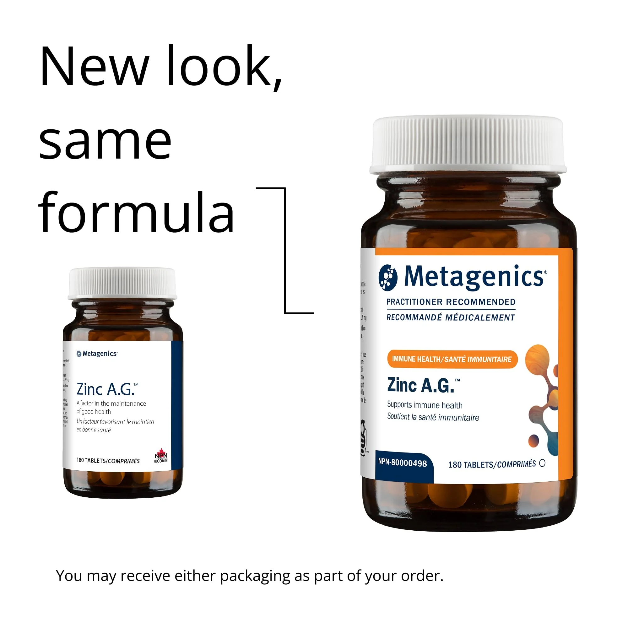 Metagenics Zinc A.G. Tablets, 180 Count - Image 3