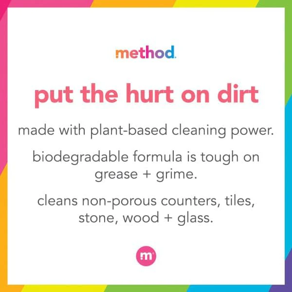 Method All-Purpose Cleaner Variation (Pink Grapefruit + Clementine) 28 fl oz. - Image 5