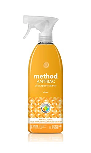 Method Antibacterial All-Purpose Cleaner Spray, Citron, Kills 99.9% of Household Germs, 28 Fl Oz (Pack of 8) - Image 7