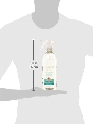 Method Daily Shower Cleaner Spray, & Spray and Walk Away, Eucalyptus Mint Scent, 28 Fl Oz, (Pack of 8), Packaging May Vary - Image 4
