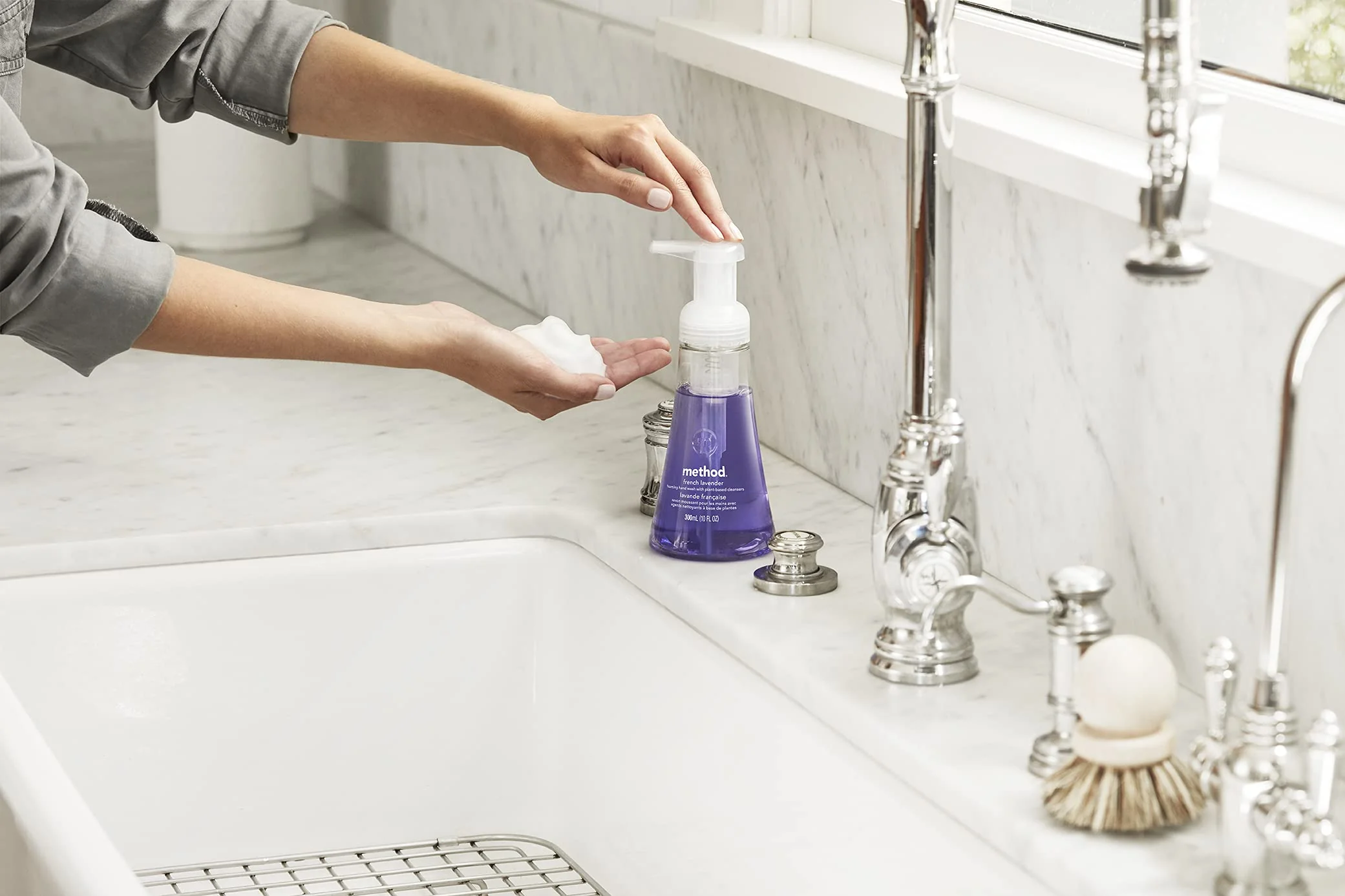 Method Foaming Hand Soap, French Lavender, 10 Ounce (Pack of 3) - Image 4