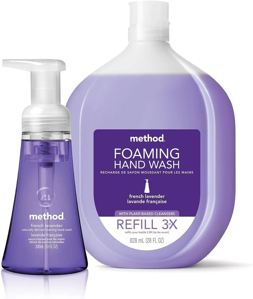Method Foaming Hand Soap, Green Tea + Aloe, 10 Ounce (Pack of 3) - Image 5
