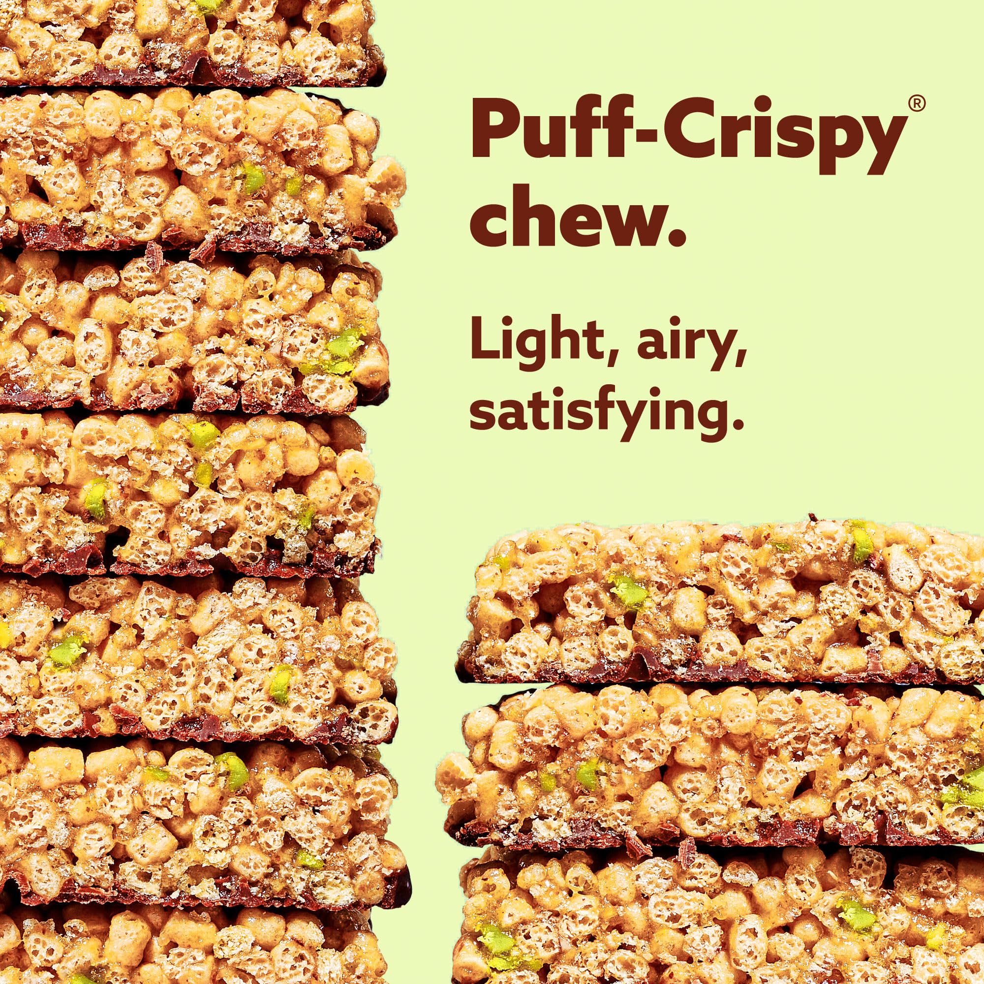 Mezcla Puff-Crispy Plant Based Protein Bars - Variety Pack - Healthy Snacks for Adults & Kids - Granola Bars for School, Travel, & Office Snacks - Gluten Free, Vegan, Non GMO, 10g Protein - 16 Count - Image 6
