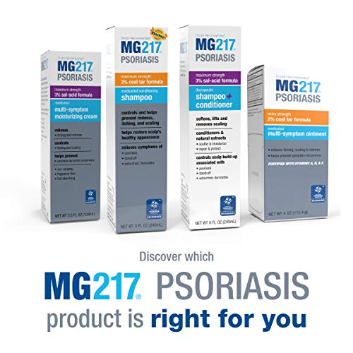 MG217 Psoriasis Medicated Conditioning 3% Coal Tar Shampoo 8 Fl Oz - Image 2