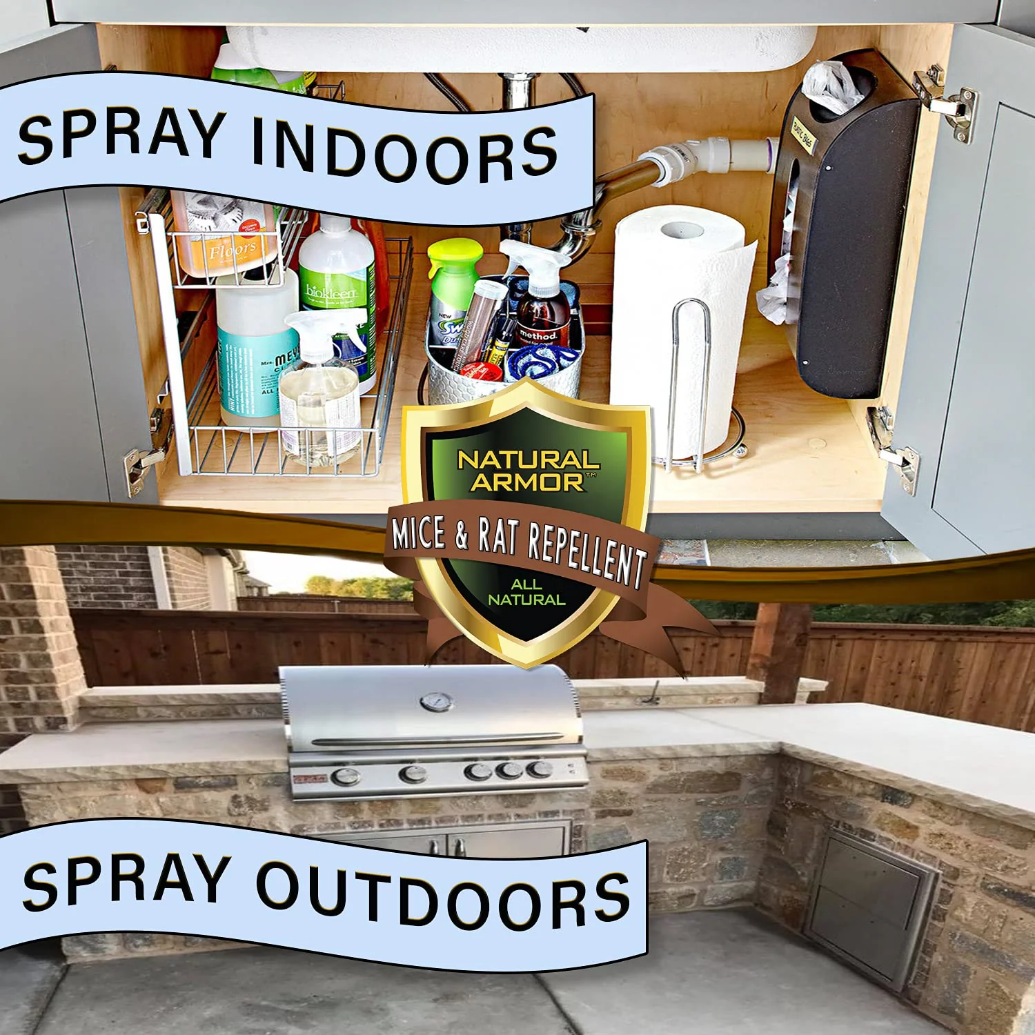 Mice & Rat Repellent. Peppermint Repellent for Mice/Mouse, Rats & Rodents. Natural Spray for Indoor & Outdoor Use. 128 OZ Gallon Trigger Sprayer Ready to Use - Image 4
