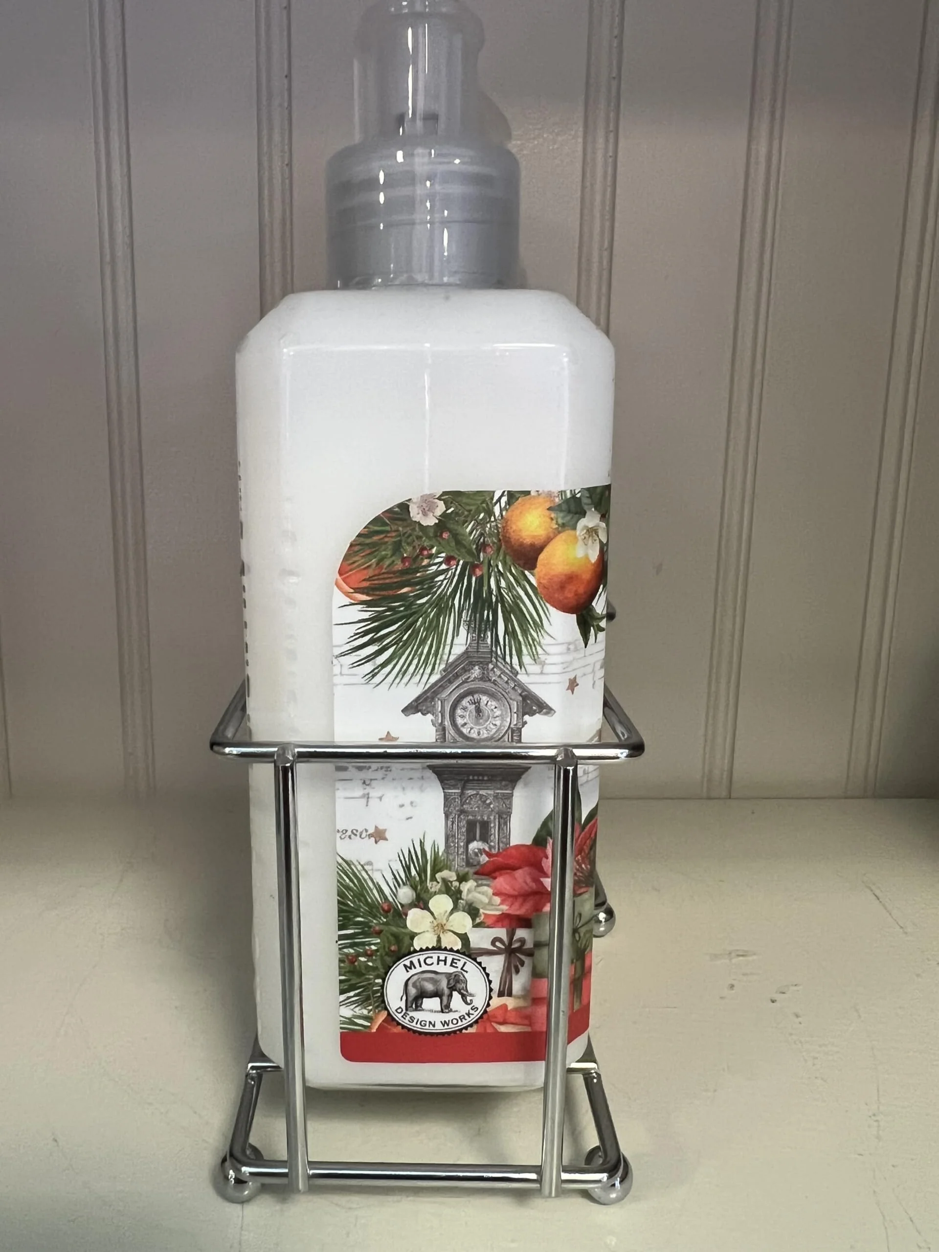Michel Design Works Handcare Caddy, Bunny Meadow Design and Scent with 17.8oz Foaming Hand Soap and 8oz Rich Hand Lotion, Beautiful Containers with Pumps - Image 3