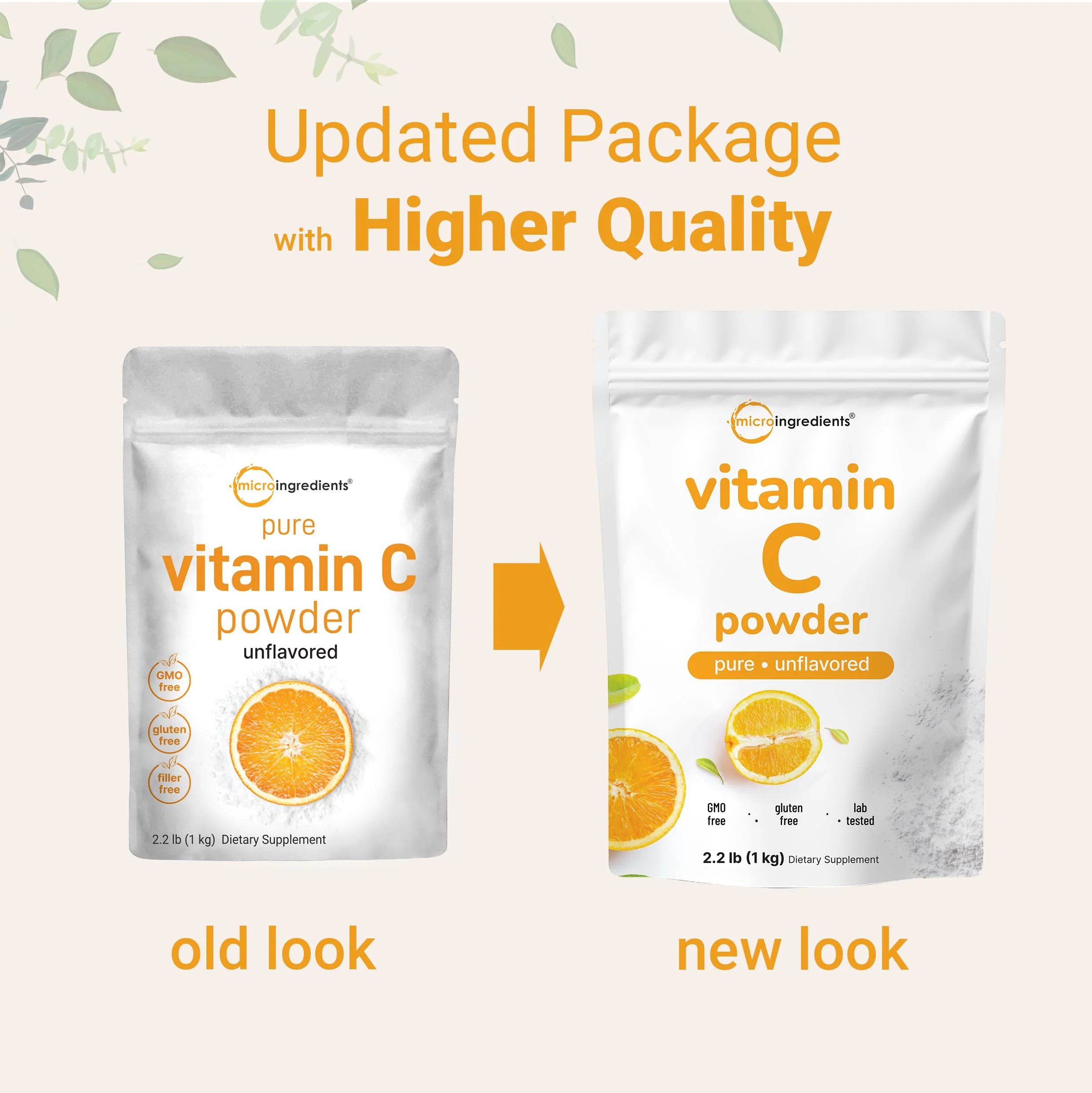 Micro Ingredients Pure Vitamin C Powder, 2.2lbs (1kg) | Unflavored Ascorbic Acid Supplements | Vitamins for Women & Men | Non-GMO, Gluten Free - Image 5