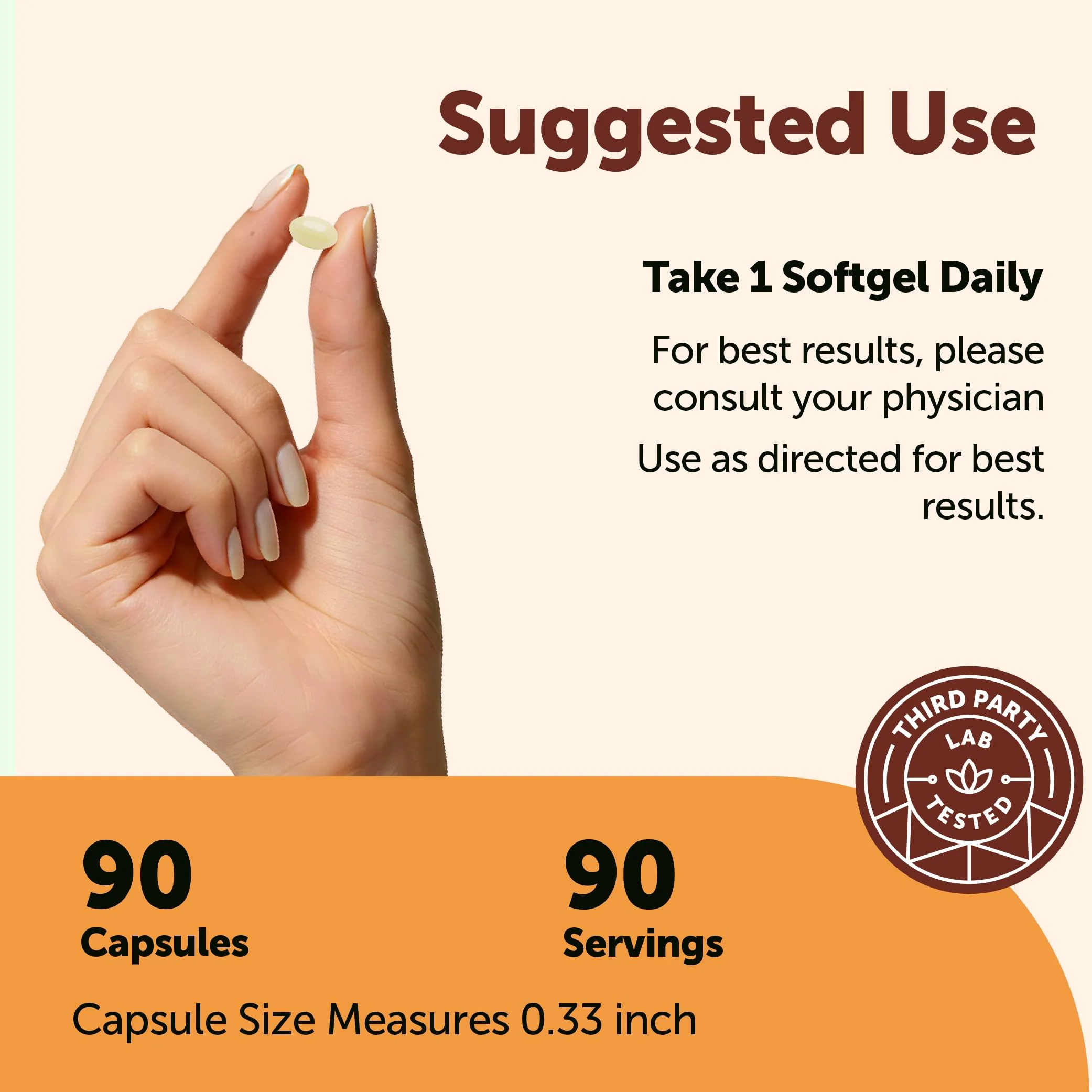 Micro Ingredients Vitamin D3 10,000 IU + K2 MK-7 200 mcg Per Serving, 90 Softgels | Extra Strength* 2-in-1 D3 K2 Supplement | Easy-to-Swallow Softgels Made with Coconut Oil | Non-GMO, Gluten Free - Image 3