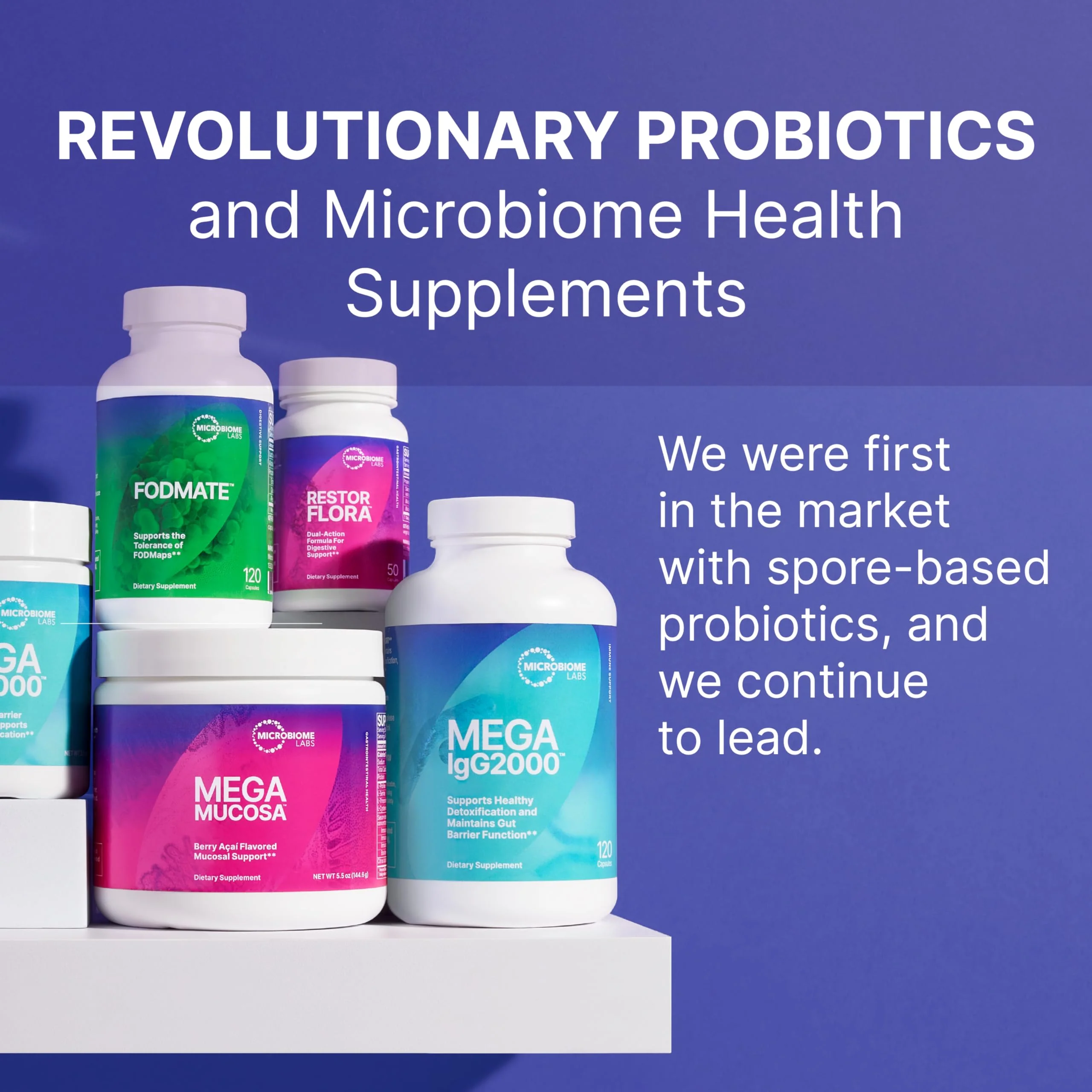 Microbiome Labs MegaMucosa - Amino Acids Supplement with Dairy-Free Immunoglobulins - Gut Health + Immune Support for Women & Men - for Complete Mucosal Support (180 Capsules) - Image 4