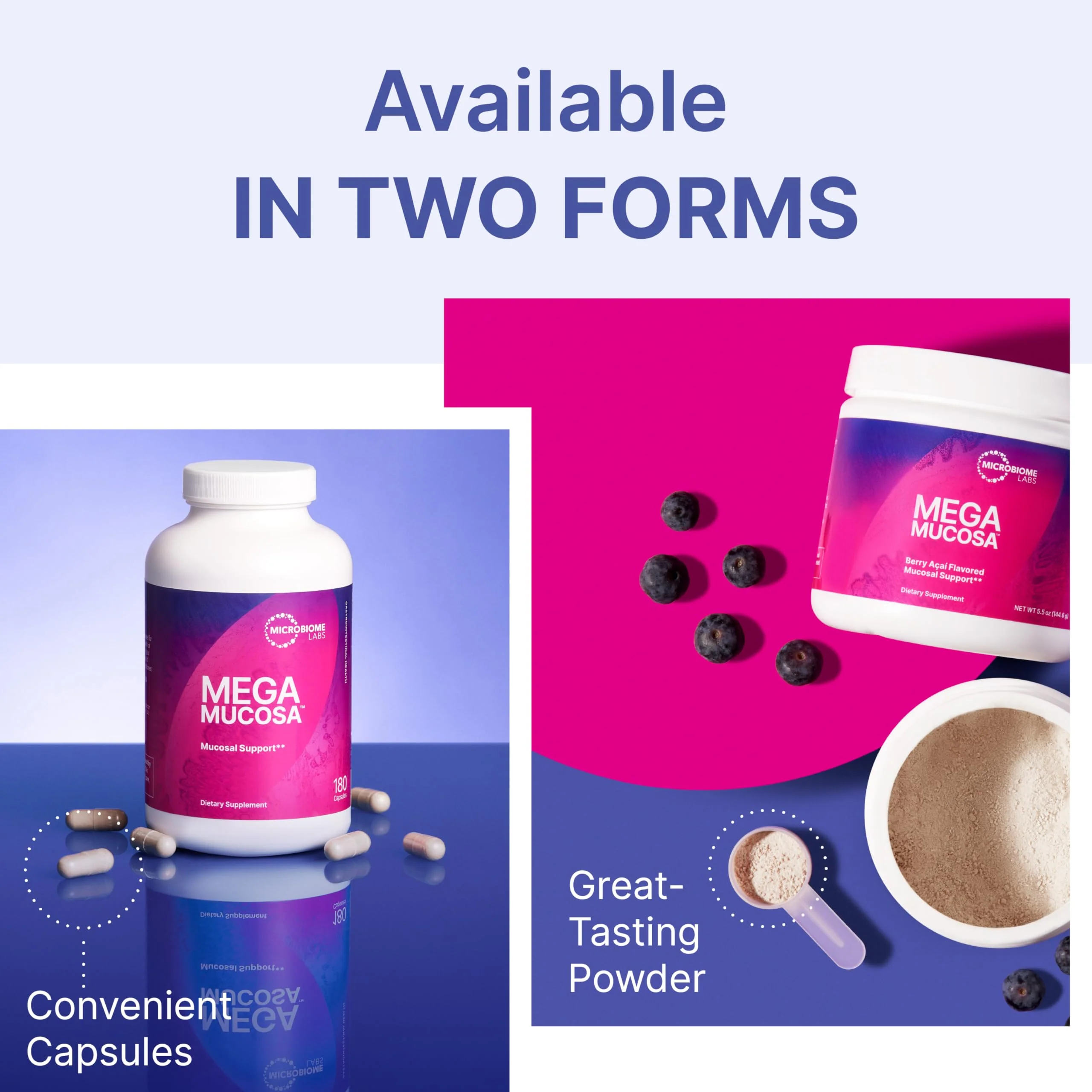 Microbiome Labs MegaMucosa - Amino Acids Supplement with Dairy-Free Immunoglobulins - Gut Health + Immune Support for Women & Men - for Complete Mucosal Support (180 Capsules) - Image 5