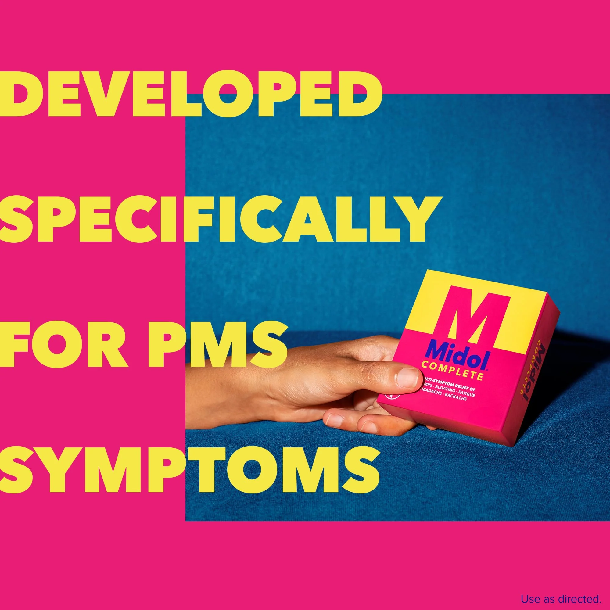 Midol Complete Menstrual Pain Relief Caplets, 40 Count - Provides Cramp, Headache, and Bloating Relief - Image 4