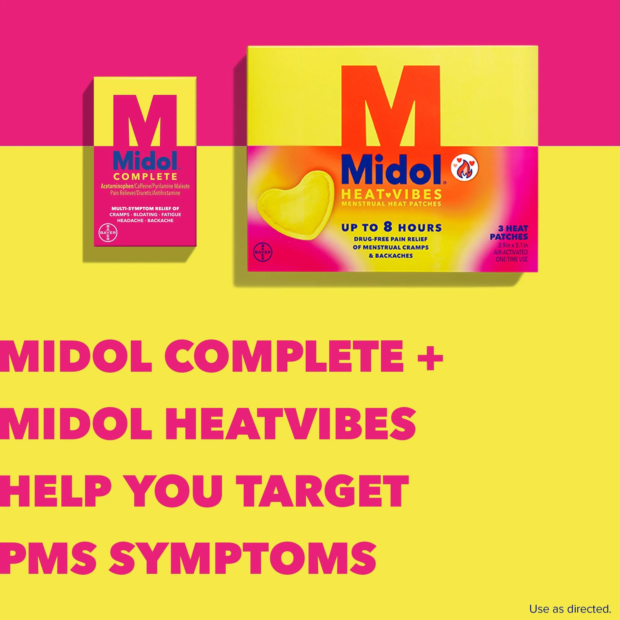 Midol Complete Menstrual Pain Relief Caplets, 40 Count - Provides Cramp, Headache, and Bloating Relief - Image 7