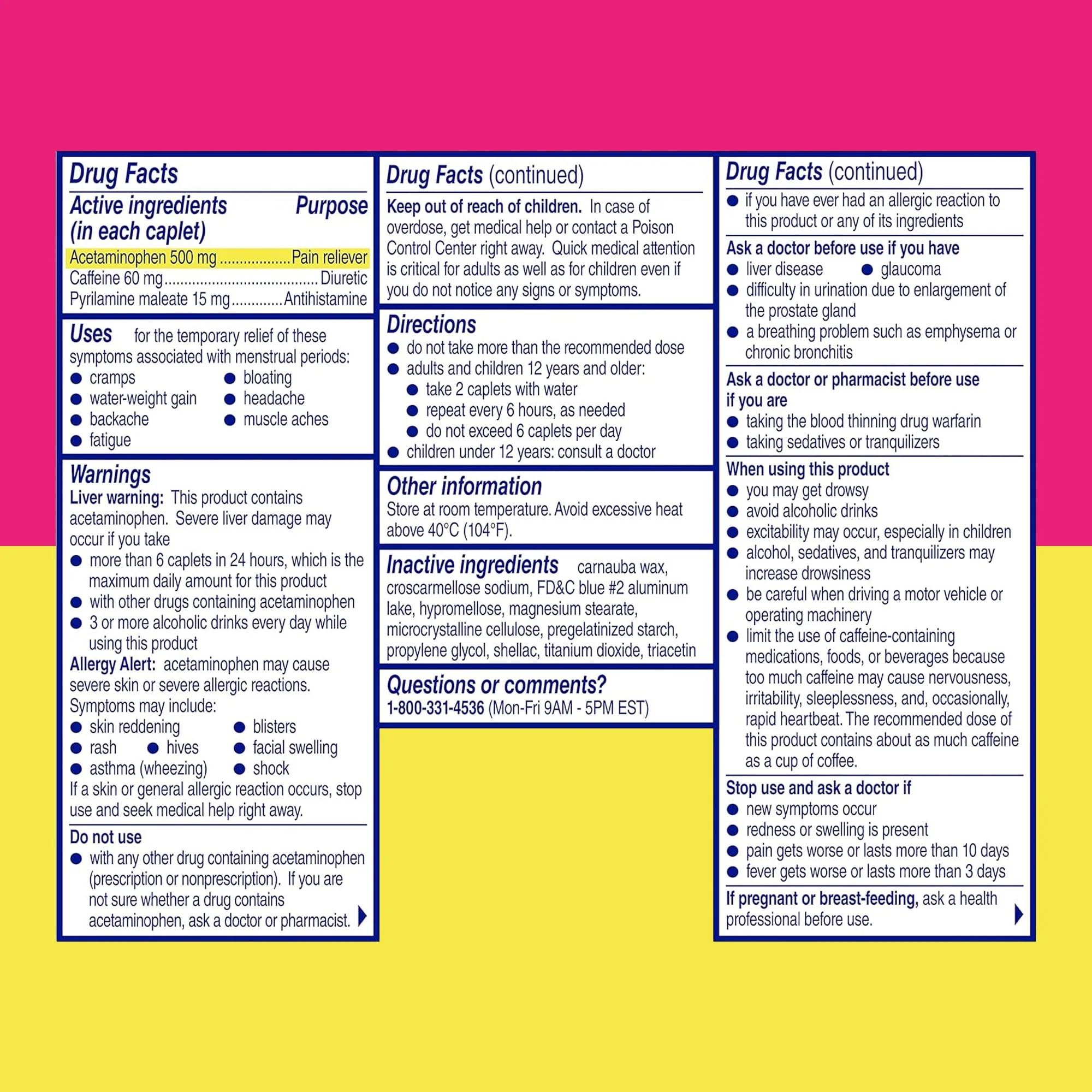 Midol Complete Menstrual Pain Relief Caplets, 40 Count - Provides Cramp, Headache, and Bloating Relief - Image 9