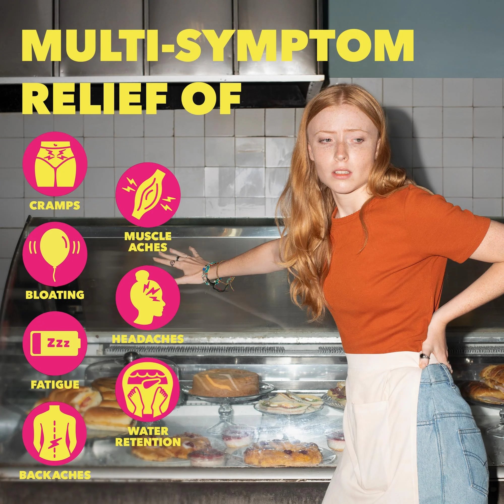 Midol Complete Menstrual Pain Relief Caplets, 40 Count - Provides Cramp, Headache, and Bloating Relief - Image 3