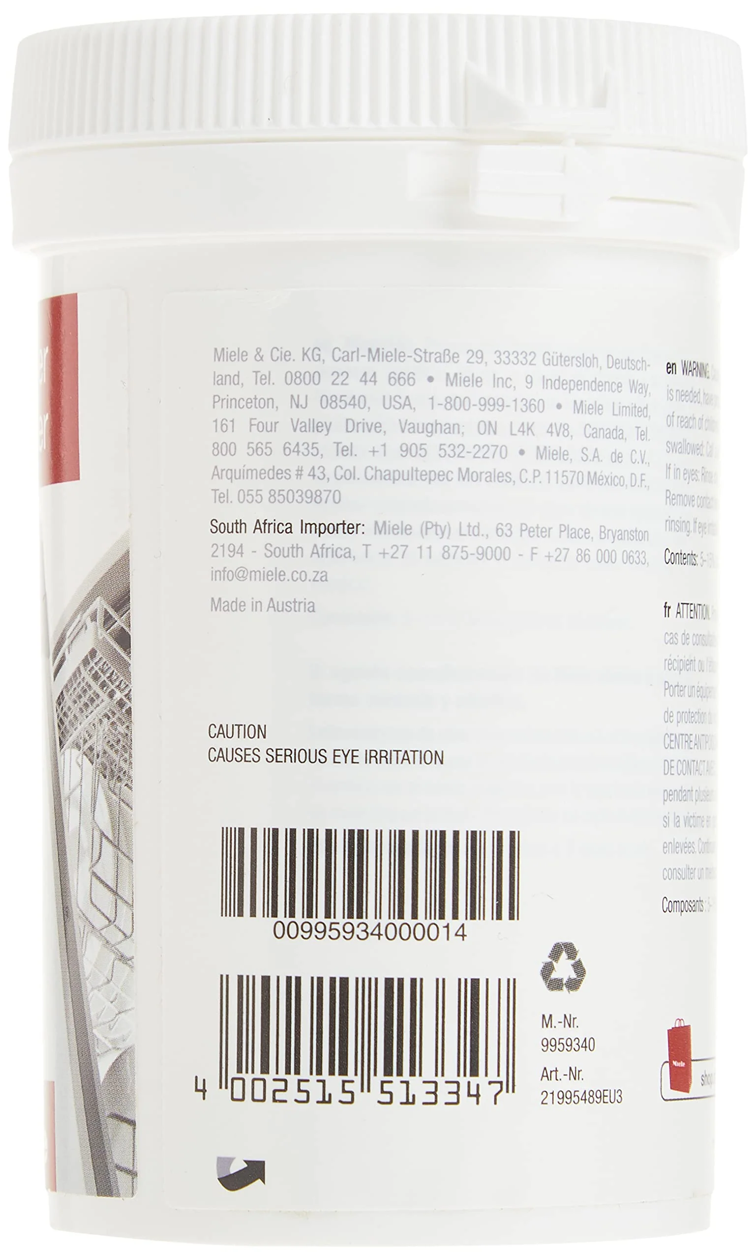 Miele DishClean Dishwasher Cleaner, Care Product for the Optimal Functioning of Dishwashers, Removing Odors and Limescale Deposits, 5.6 oz - Image 4