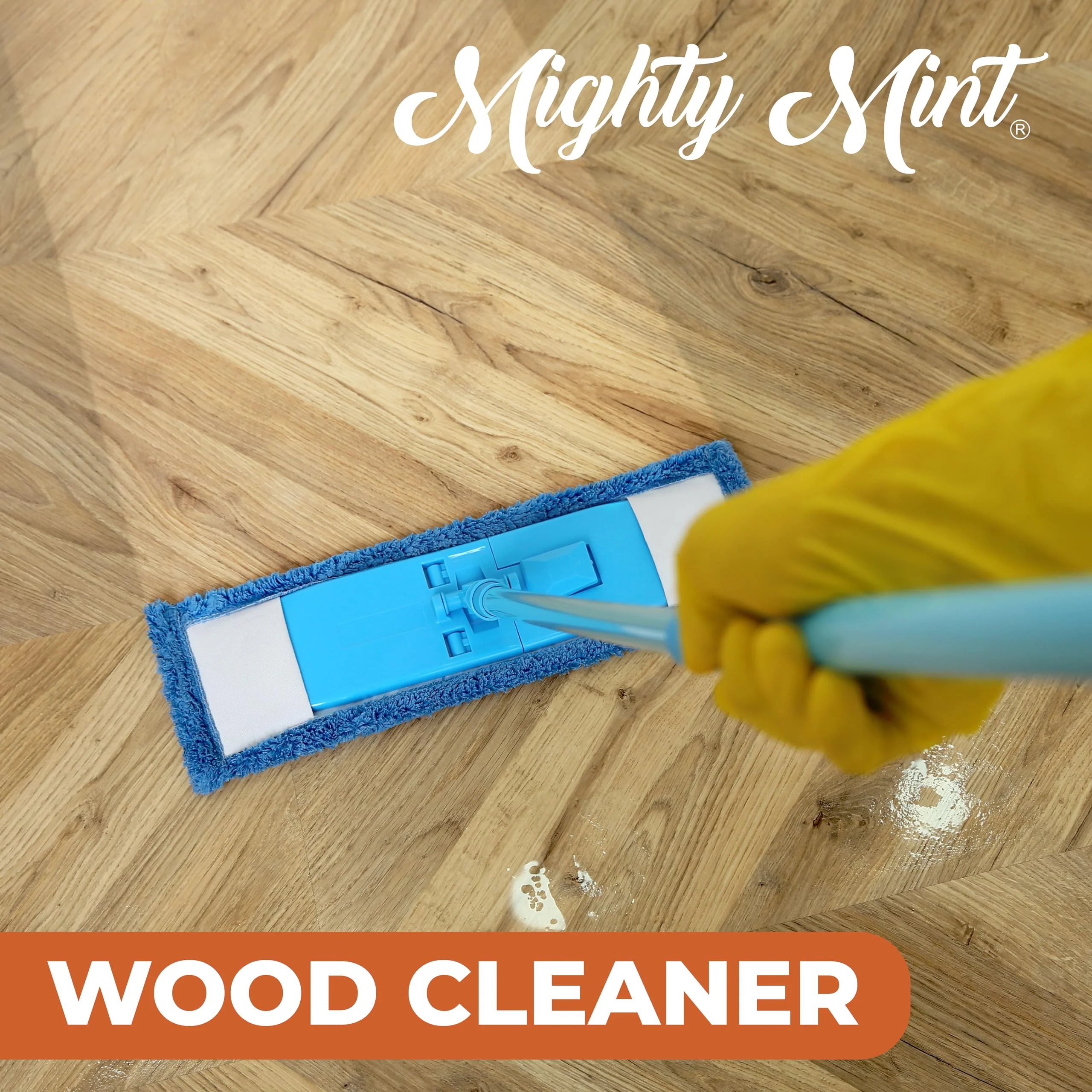 Mighty Mint Wood Cleaner & Conditioner Spray – Plant-Based Formula Cleans, Polishes & Renews Wood Furniture, Cabinets & Floors – Peppermint Scent, 16 oz - Image 6