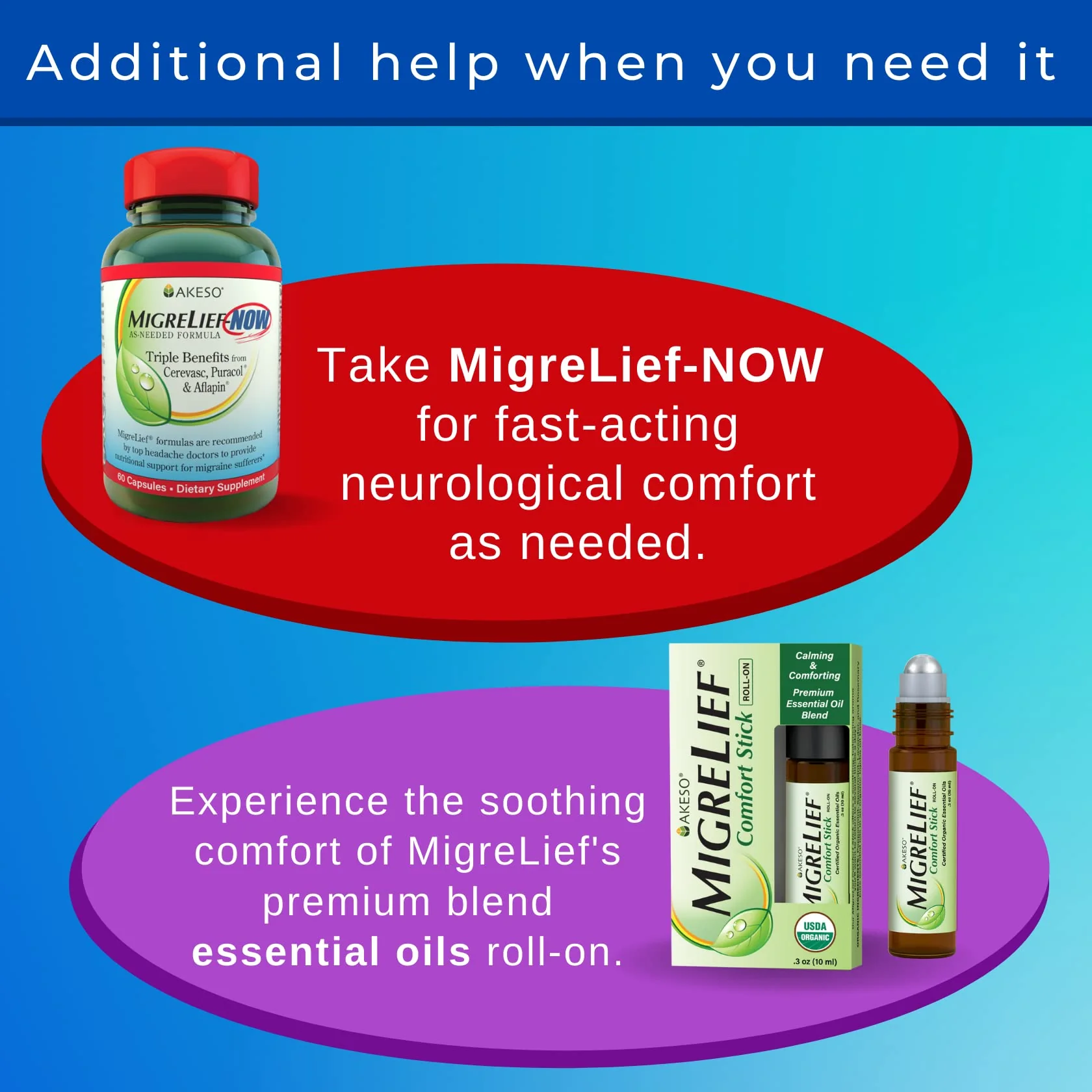 MigreLief Original Formula Triple Therapy with Puracol, 60 Count (Pack of 3) - Image 2