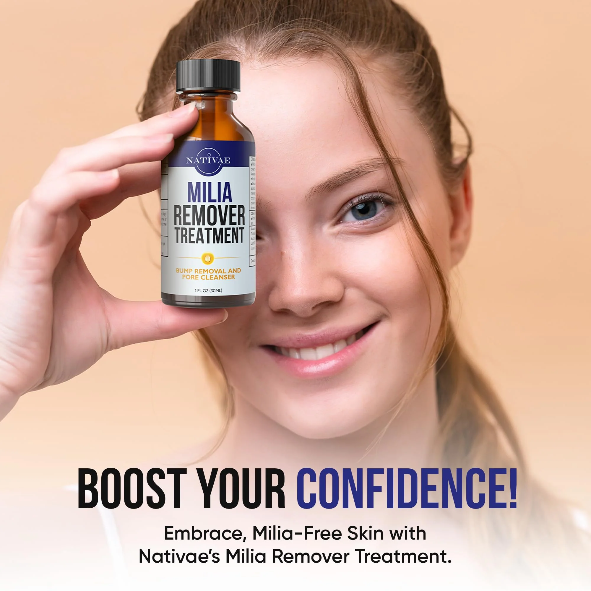 Milia Remover Treatment for Eyes & Face - Milia Spot Treatment with Salicylic Acid & Tea Tree Oil - Milia Acne Serum - Image 7