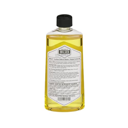 Milsek Furniture Polish and Wood Cleaner with Lemon Oil - Multipurpose Solution for Home Improvement from Hardwood Floors to Kitchen Cabinets - 12 Fl Oz (Pack of 4) - Image 6