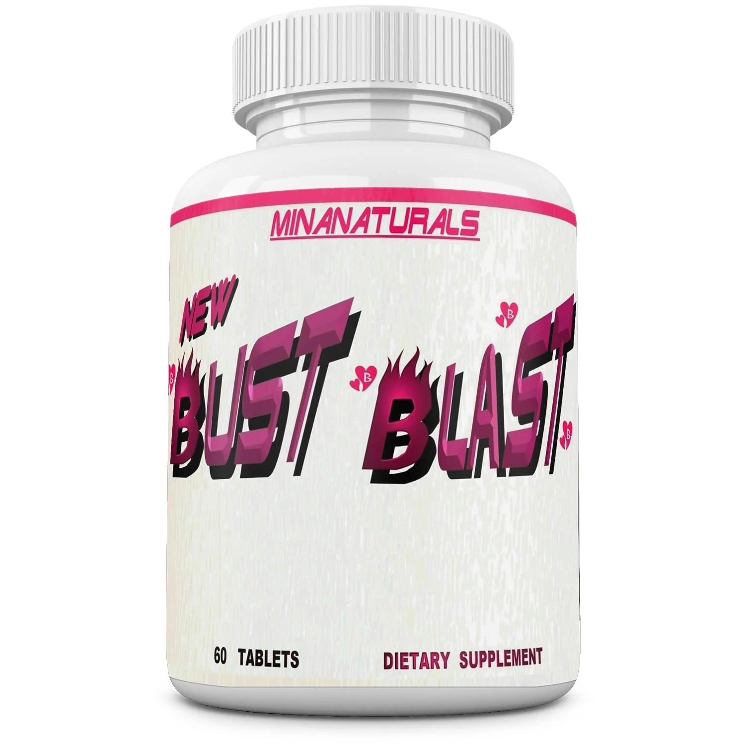 MINANATURALS Bust Blast Loaded Increase Breast Size Fast. Female Breast Enhancement - Bigger Boobs and Butt Pills. 60 Tablets - Image 2