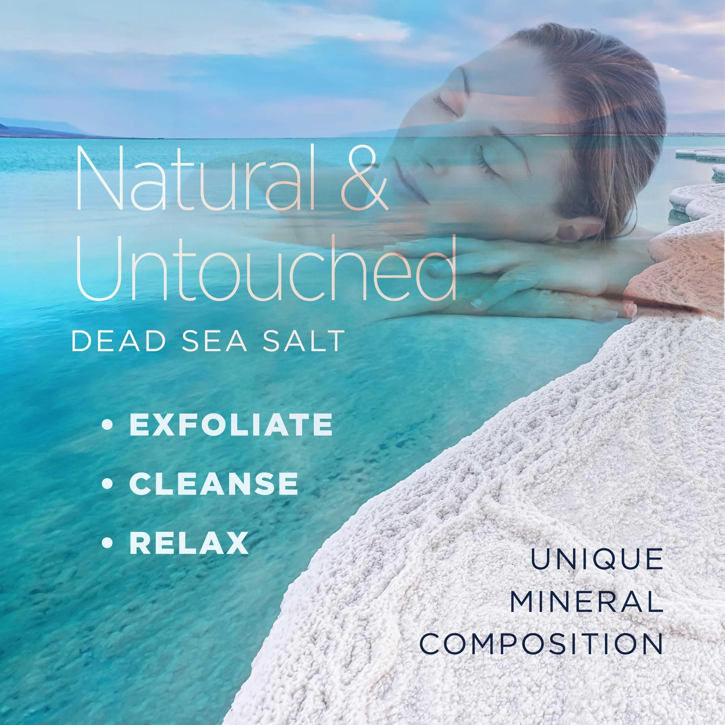 Minera Fine Grain Dead Sea Salt for Bath & Foot Soaks – 5 lbs, Fast-Dissolving, 100% Pure and Natural, Unscented, Skin-Softening Sea Salt - Image 7