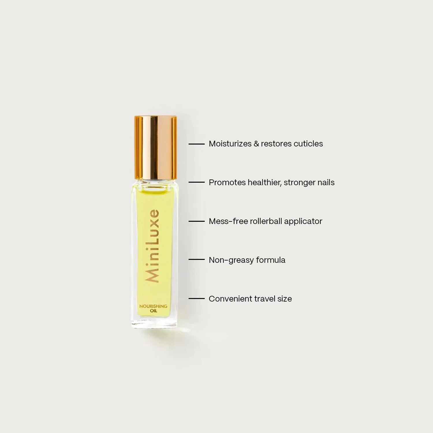 MINILUXE - Nourishing Cuticle Oil Rollerball Trio | Clean, Vegan, Cruelty-Free Nail Care (Pack of 3, 0.33 fl oz | 10 ml) - Image 3