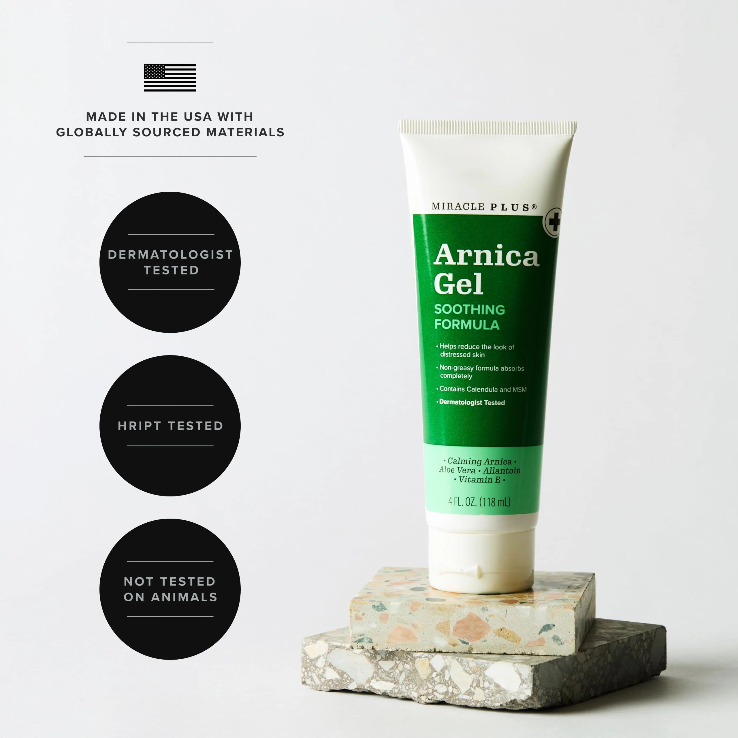 Miracle Plus Arnica Cream Bruise Relief Lotion + Arnica Gel For Bruising And Swelling On Skin | Extra Strength Vitamin K Cream With Horse Chestnut | Moisturizing Bruise Formula Skin Care Gel, 2pc Set - Image 9