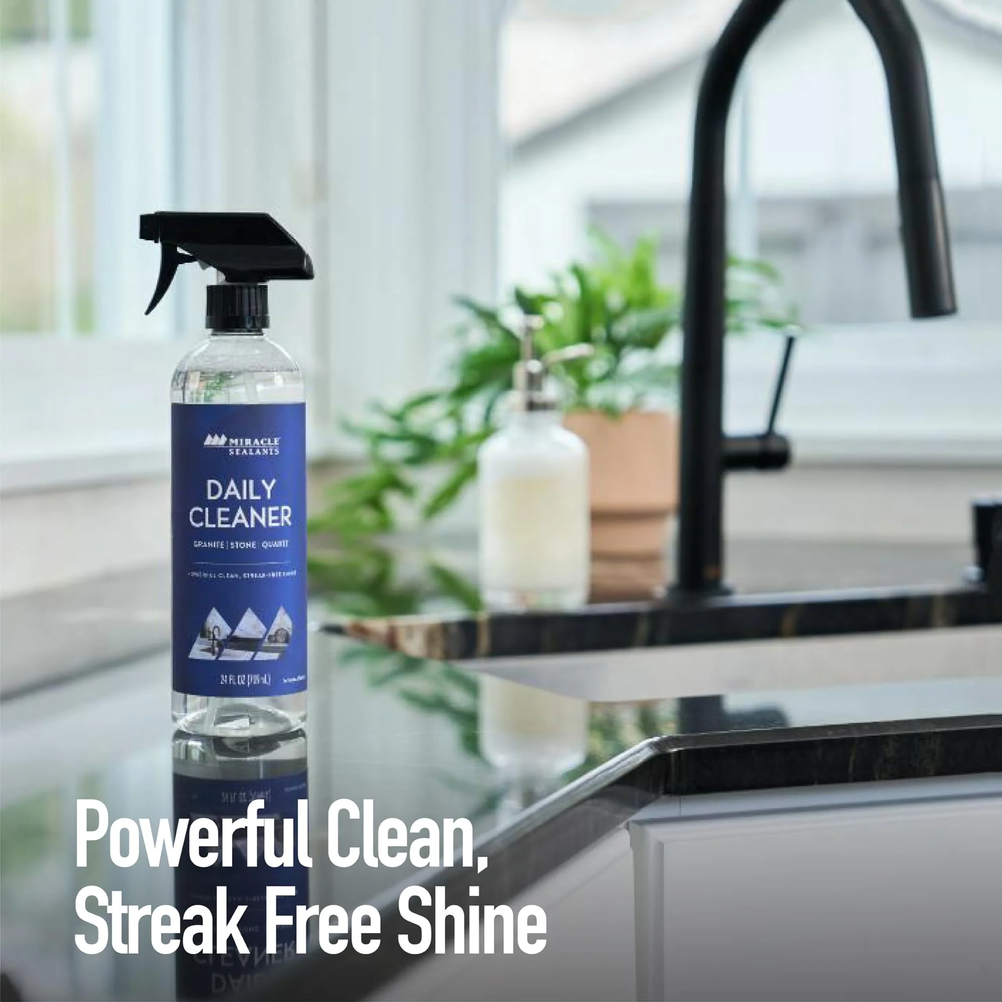 Miracle Sealants Daily Cleaner for Granite, Quartz, Marble, Quartzite, Countertops pH Neutral, 24 oz, 6 Pack - Image 10