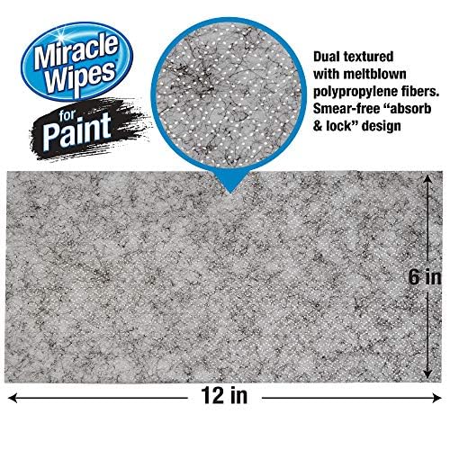 MiracleWipes for Paint Prep & Cleanup, Remove Tough Grime Build-Up, Wet Paint, Caulking, Epoxy, Colorant, and more from Hands, Surfaces, & Tools - 120 Count - Image 4