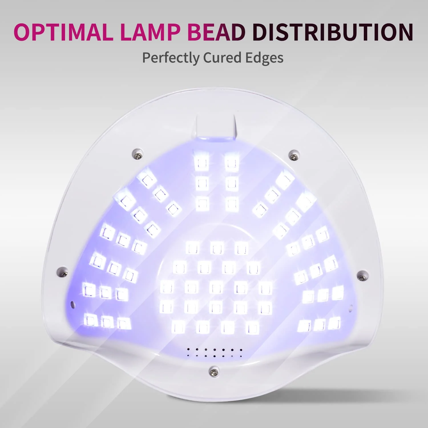 MIRAGE LAYON UV Nail Lamp - Fast Drying, Powerful & Efficient LED Nail Lamp with 4 Timing Settings & Infrared Automatic Sensor Professional UV Light for Home Salon Nail Art Tools - Image 5