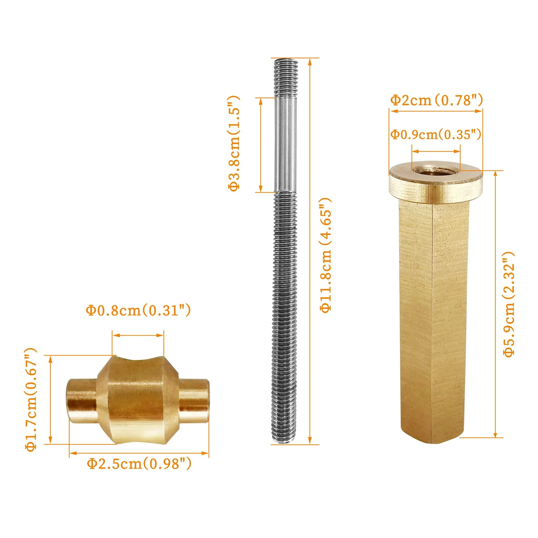 Misakomo Clamp Ring Knob Assembly with Threaded Rod and Retainer, Replacement for Zodiac Jandy DEV/DEL, Zodiac CV/CL Pool&Spa Filter, Repalce# Zodiac R0357500 - Image 5
