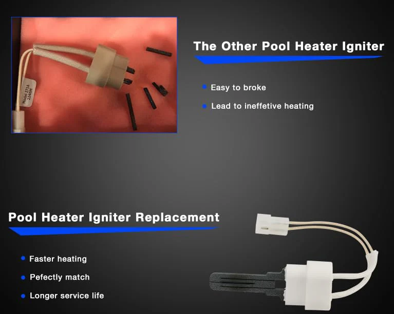 Misakomo Pool Heater Igniter Kit with Gasket Compatible with Pentair MasterTemp 200/250/300/400 & Max-E-Therm for Pool and Spa Heater Igniter Kit, Replace# 77707-0054 - Image 6