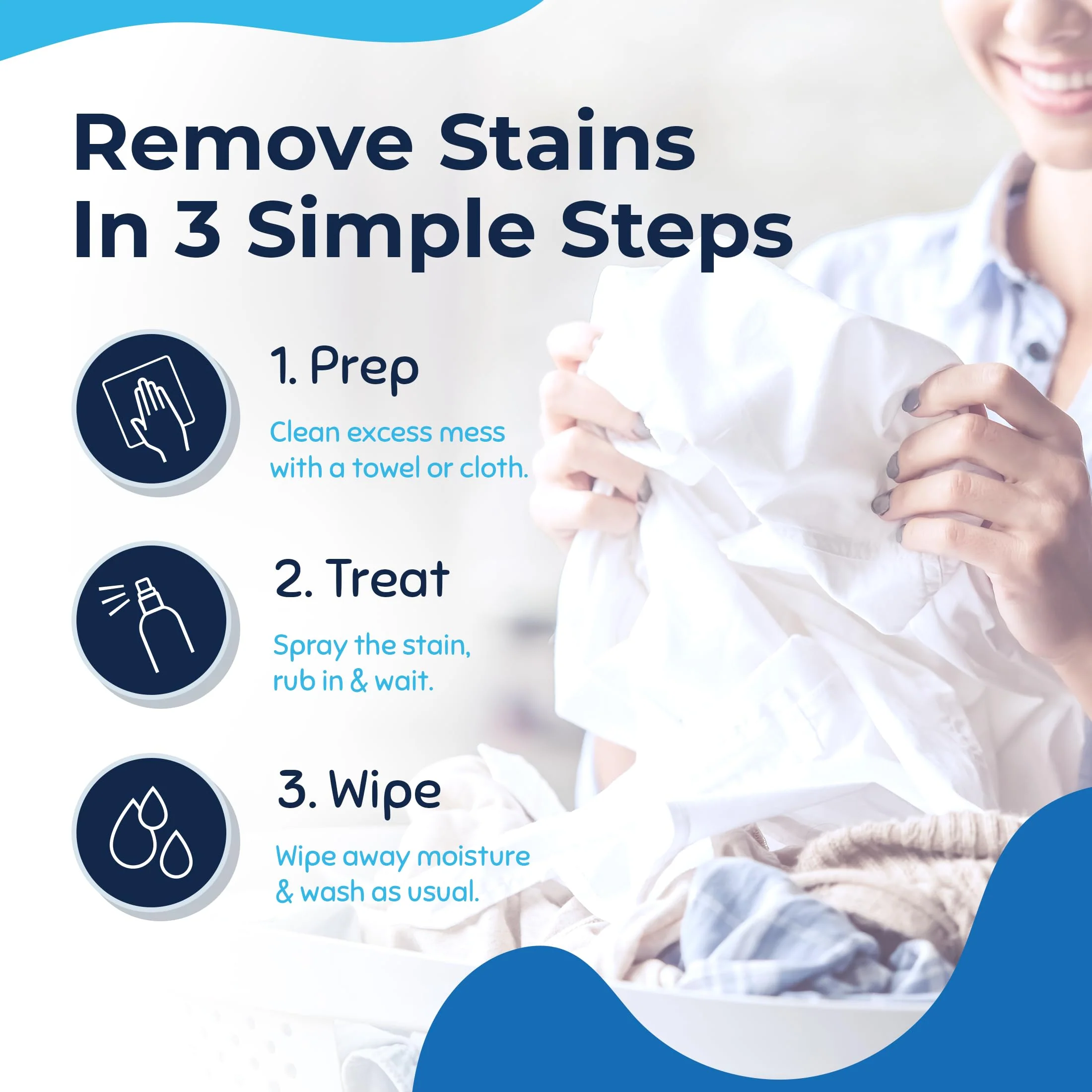 Miss Mouth's Messy Eater Stain Treater Spray - 16oz Stain Remover - Newborn & Baby Essentials - No Dry Cleaning Food, Grease, Coffee Off Laundry, Underwear, Fabric - Image 4