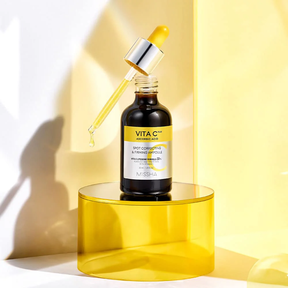 MISSHA Vita C Plus Spot Correcting & Firming Ampoule, Vitamin C Serum, Korean Serum for Face, Korean Skin Care For Aging Dull skin, Dark spots, 1.01 Fl oz/30ml - Image 8
