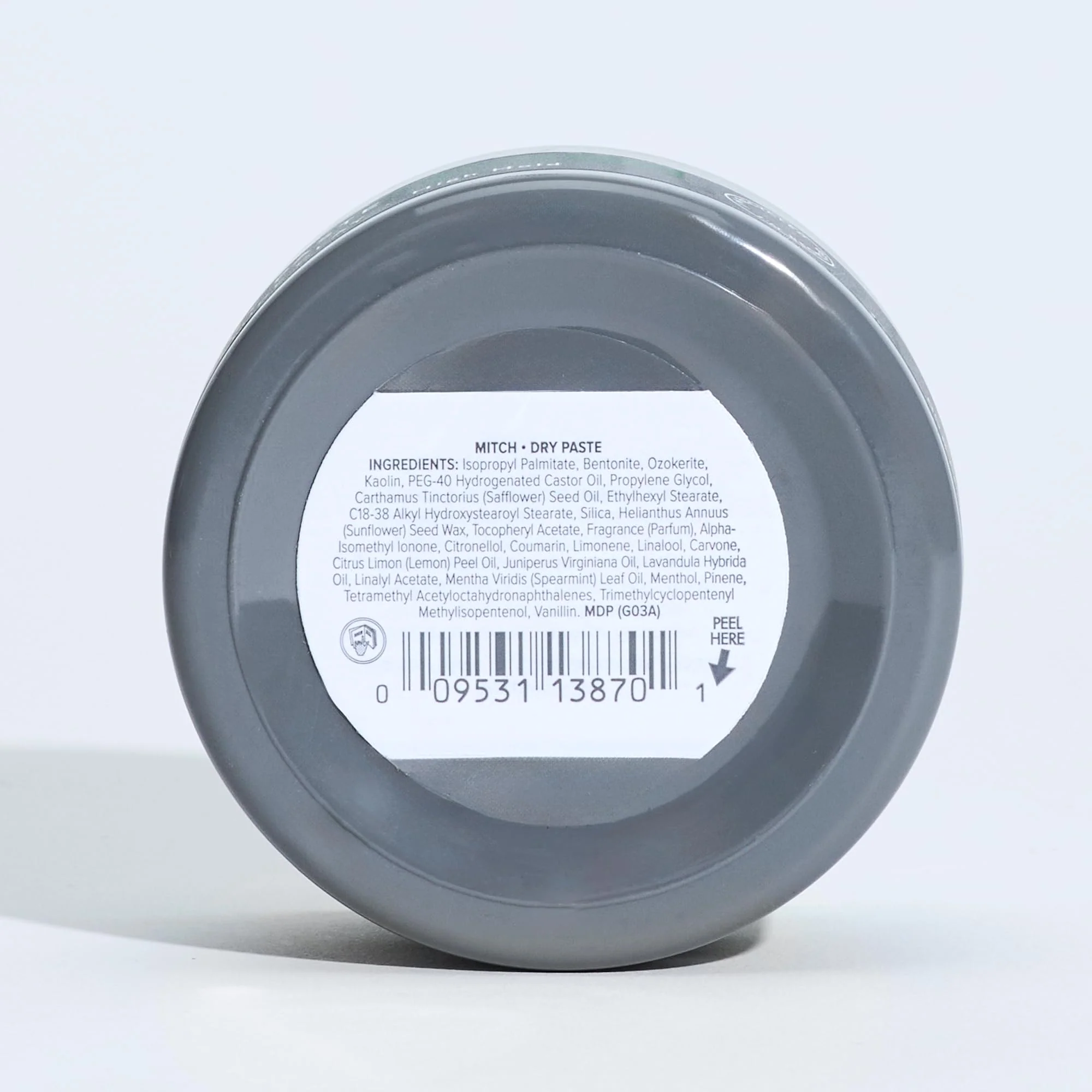 MITCH by Paul Mitchell Dry Paste Texture Clay for Men, High Hold, Ultra-Matte Finish, For All Hair Types, 3 oz