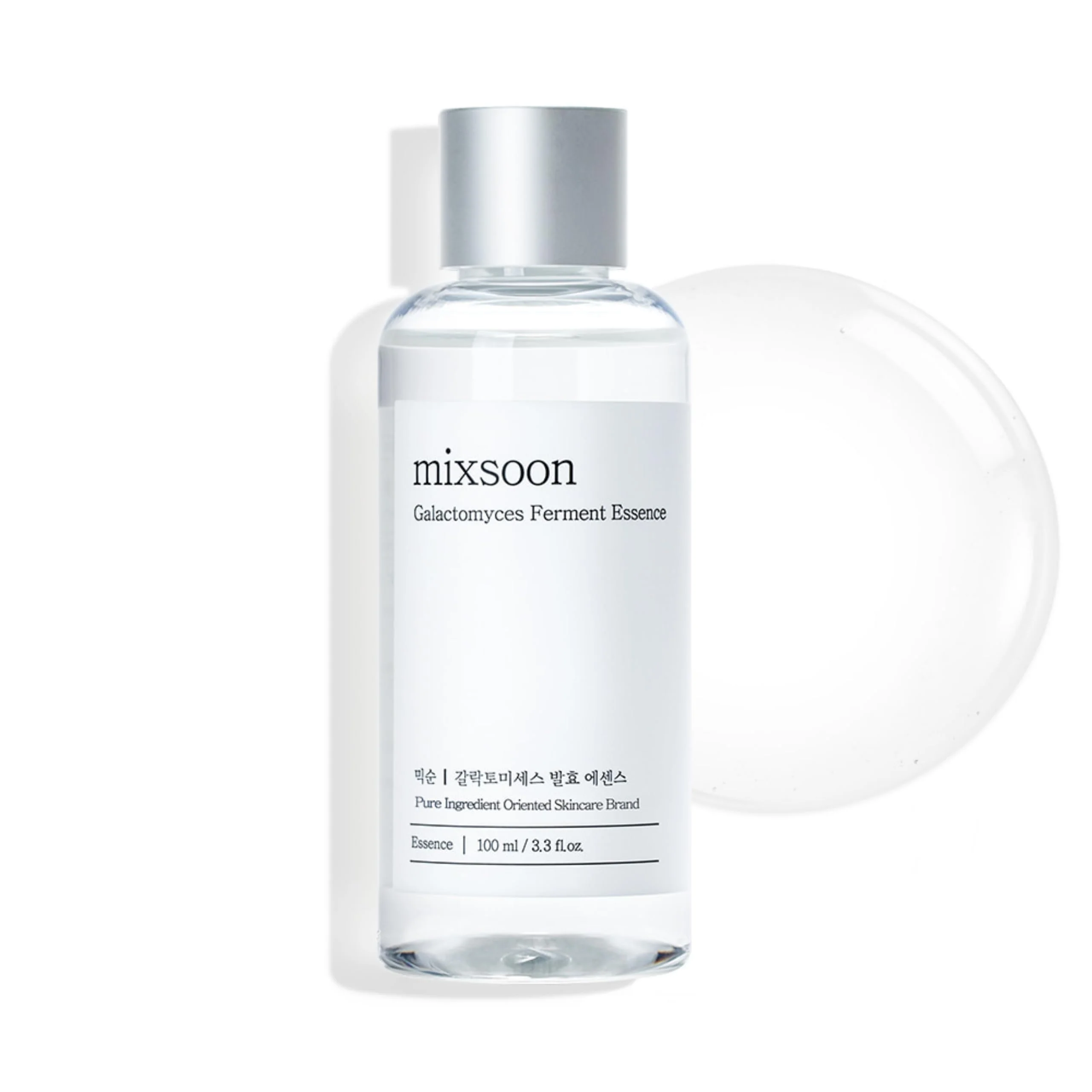 mixsoon Galactomyces Ferment Essence - Deep Moisture, Tone Clarifying Essence to Smooth Skin for Dull, Uneven Skin - Korean Skincare for Glass Skin - Vegan (3.38 fl.oz / 100ml)