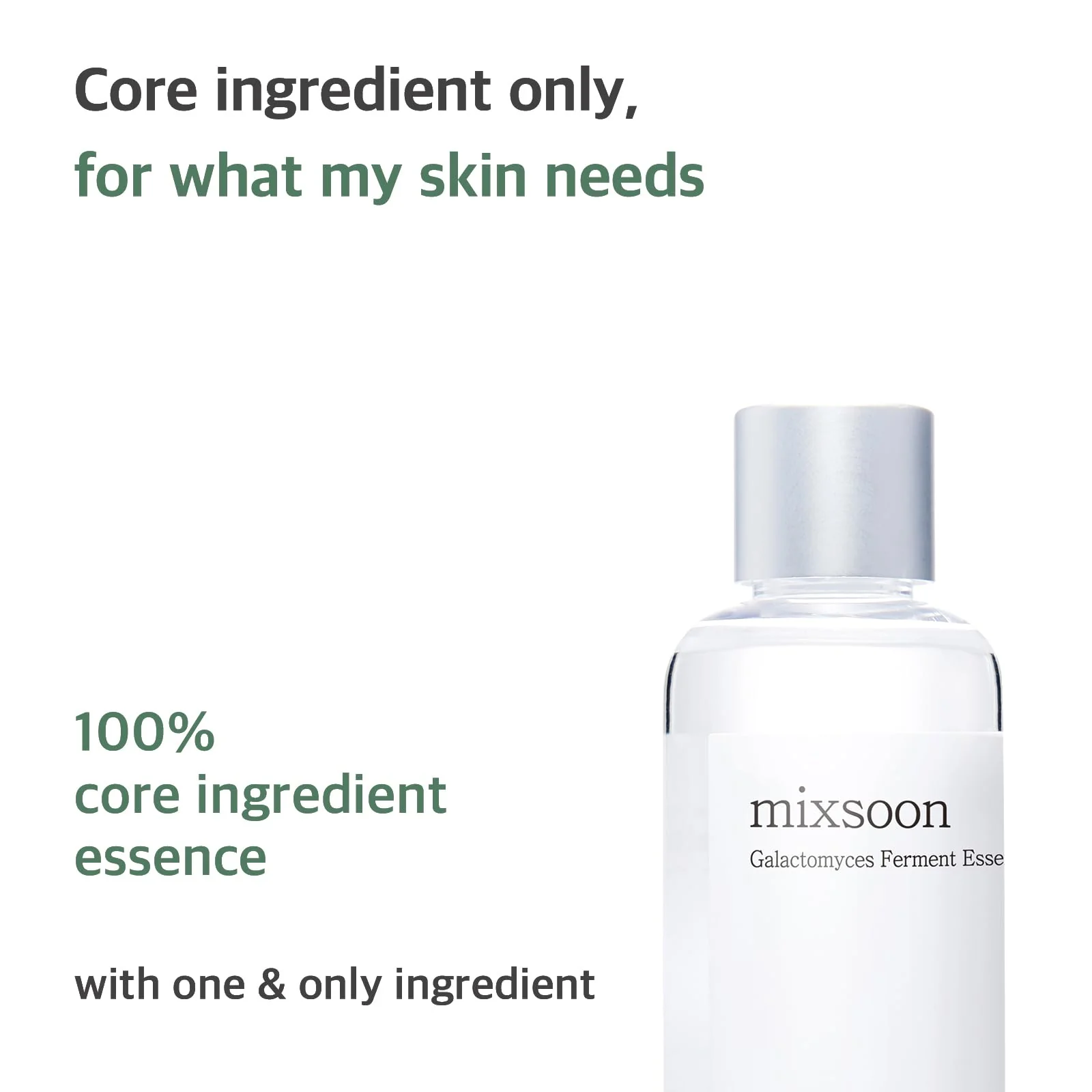 mixsoon Galactomyces Ferment Essence - Deep Moisture, Tone Clarifying Essence to Smooth Skin for Dull, Uneven Skin - Korean Skincare for Glass Skin - Vegan (3.38 fl.oz / 100ml) - Image 2