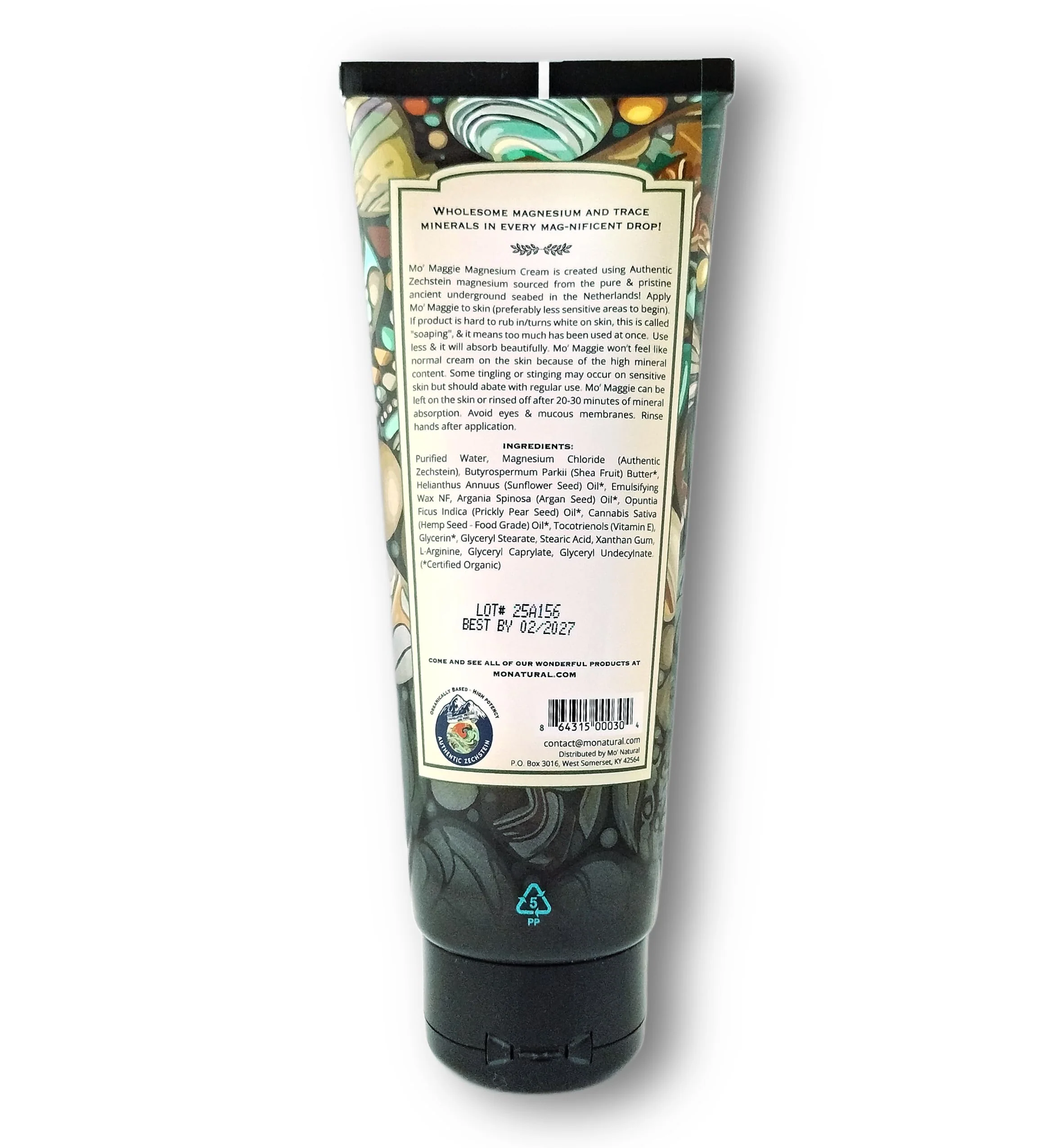 Mo’ Maggie Topical Magnesium Cream | Highest Concentration of Zechstein Magnesium | Organic Opulent Oils & Shea Butter by Mo' Natural | 8 oz | New Package Design | Same Formula - Image 6