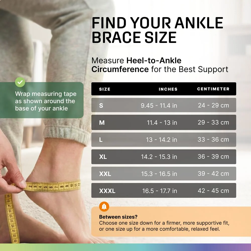 Modvel Ankle Brace for Women & Men - Compression Ankle Sleeve & Foot Brace, Right Left Ankle Support for Sprained Ankle, Achilles Tendonitis, Plantar Fasciitis Relief, Running Basketball Soccer - Image 3