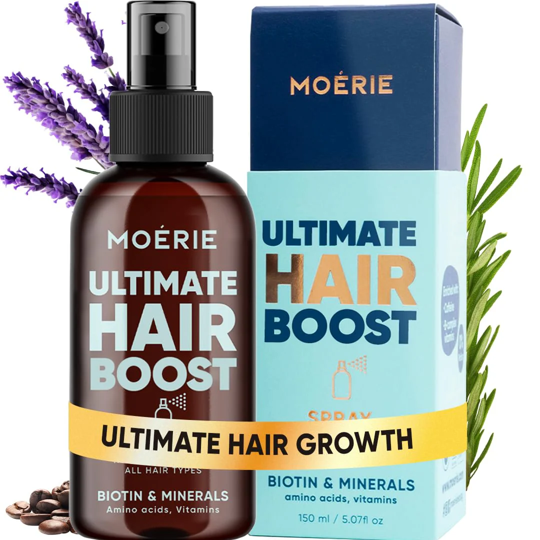 Moerie Hair Growth Serum Spray for Men and Women, Hair Loss Solution with Biotin and Rosemary, Thickening Serum for Hair Regrowth and Thinning Hair - Ultimate Scalp and Growth Care - Image 2