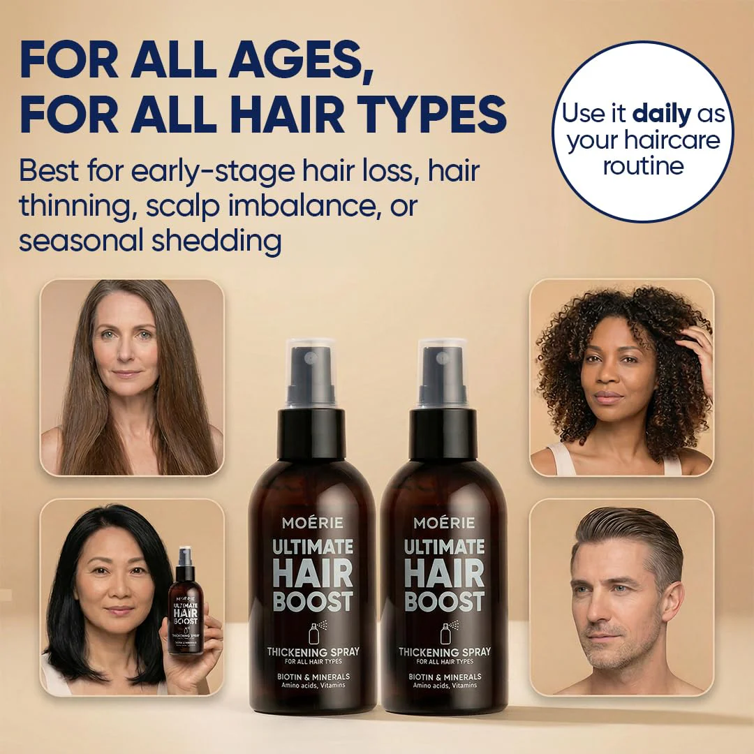 Moerie Hair Growth Serum Spray for Men and Women, Hair Loss Solution with Biotin and Rosemary, Thickening Serum for Hair Regrowth and Thinning Hair - Ultimate Scalp and Growth Care - Image 7