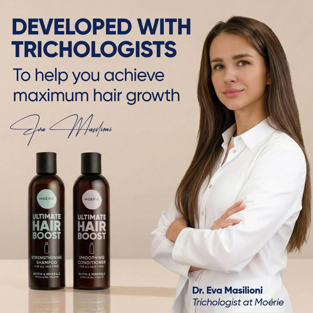 Moerie Hair Growth Shampoo and Conditioner for Women and Men, Hair Loss Solution with Biotin and Rosemary, Thickening Shampoo and Conditioner for Thinning Hair – Promotes Regrowth - Image 7